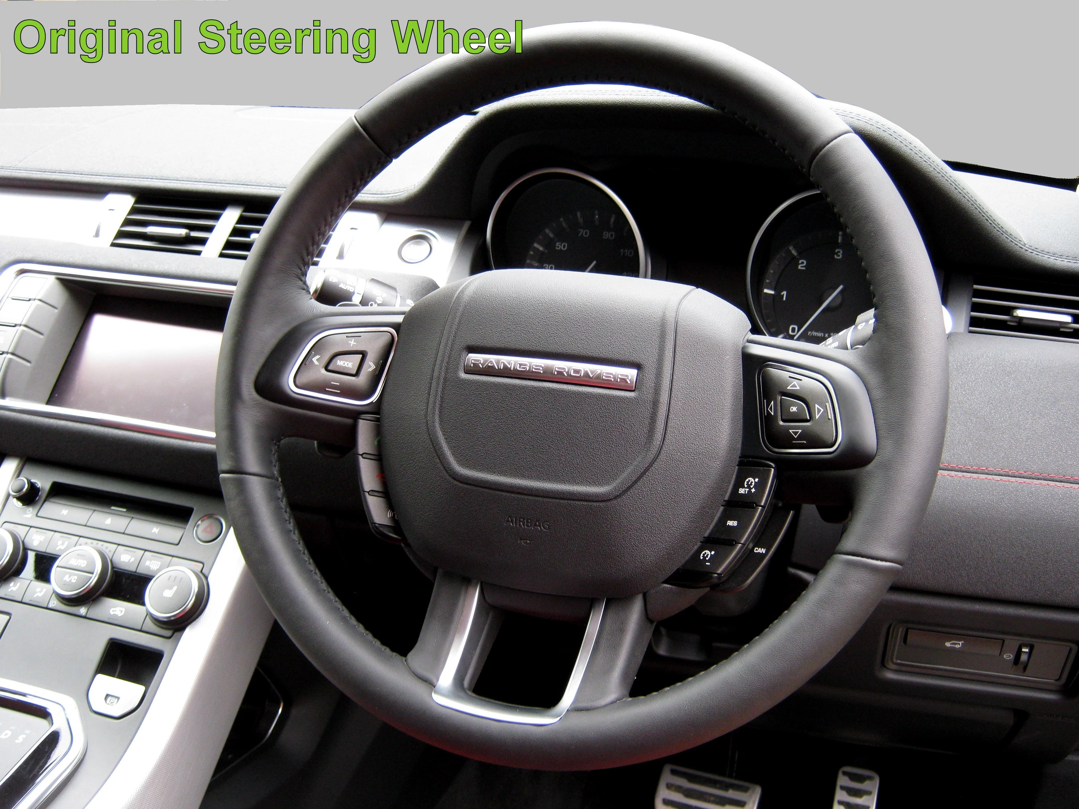 Steering Wheel Heated / Sport Grip for Range Rover Evoque - Carbon Fibre - Image 5