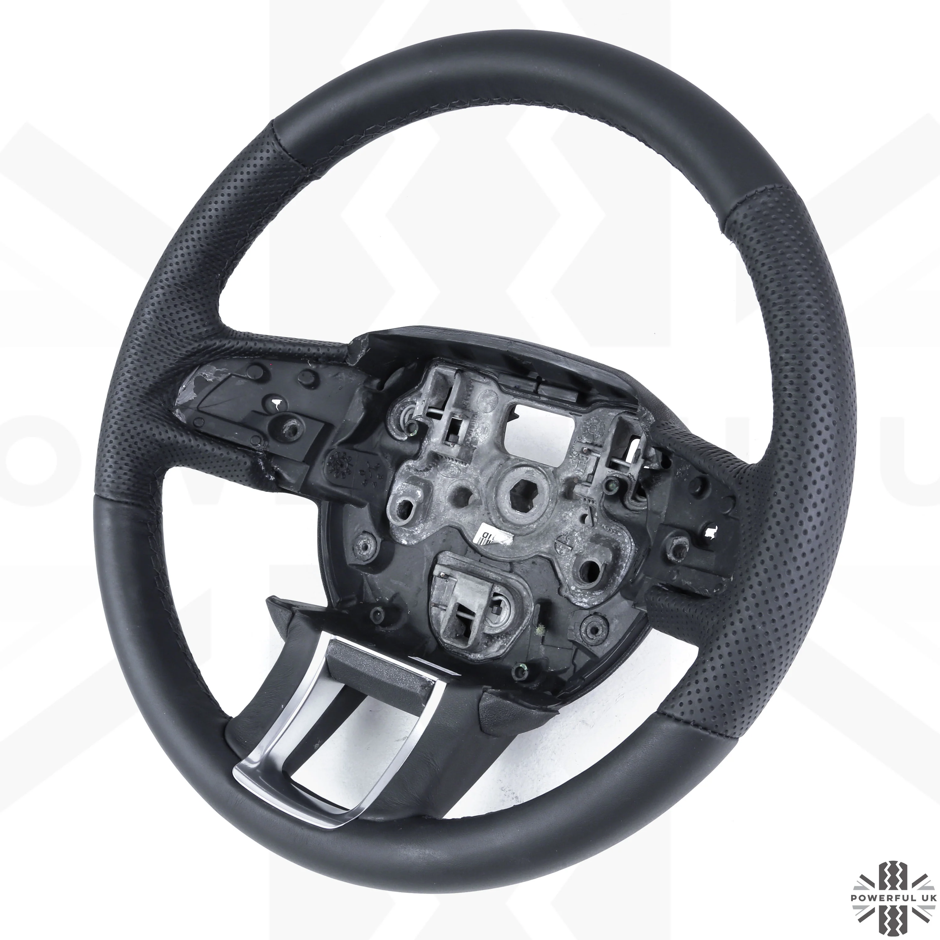 Steering Wheel Non Heated / Paddle Shift / Perforated Leather for Range Rover Evoque 1 - Black - Image 4