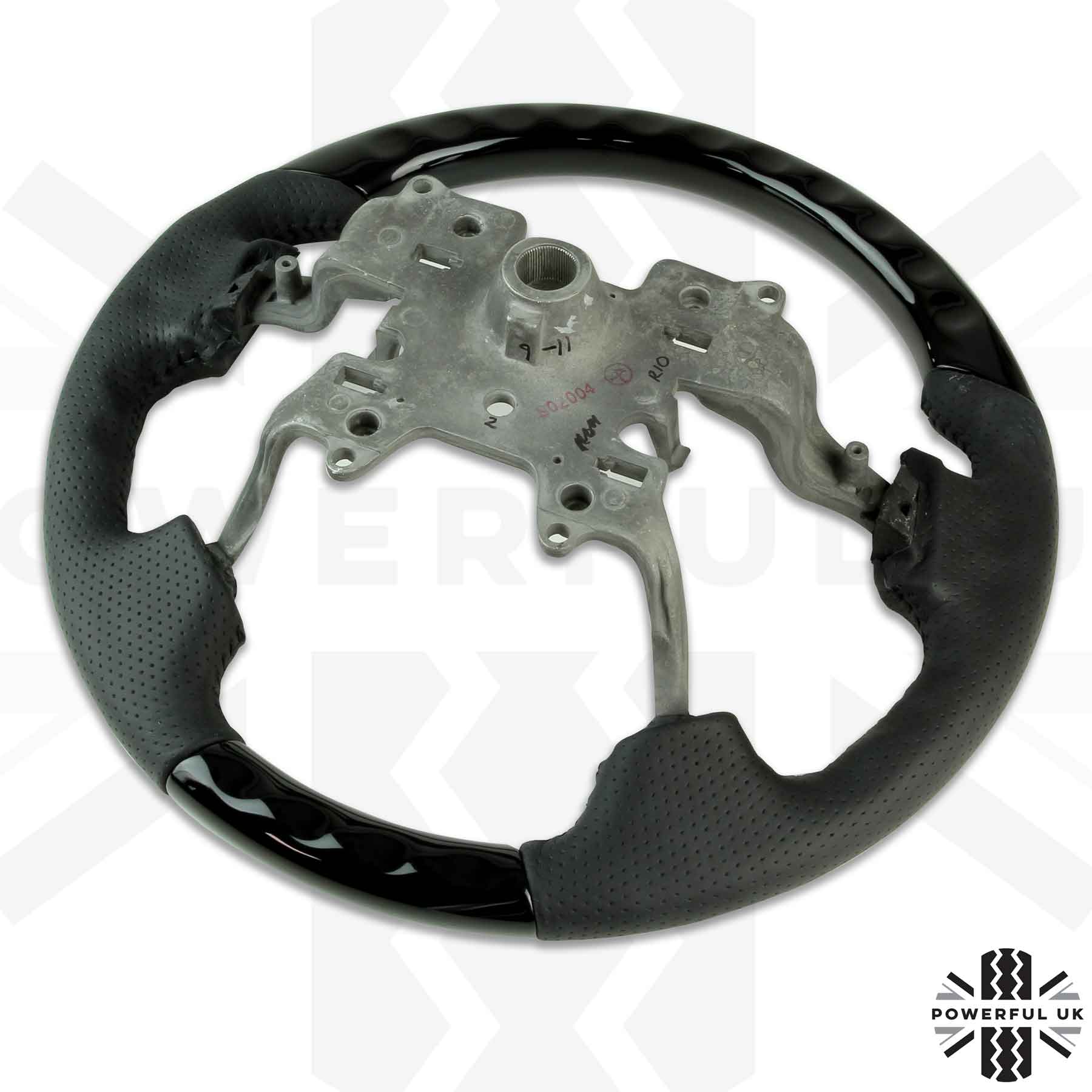 Steering Wheel -Sport Grip - Perf - No Heat - Black Piano for Land Rover Discovery 4 - Image 5