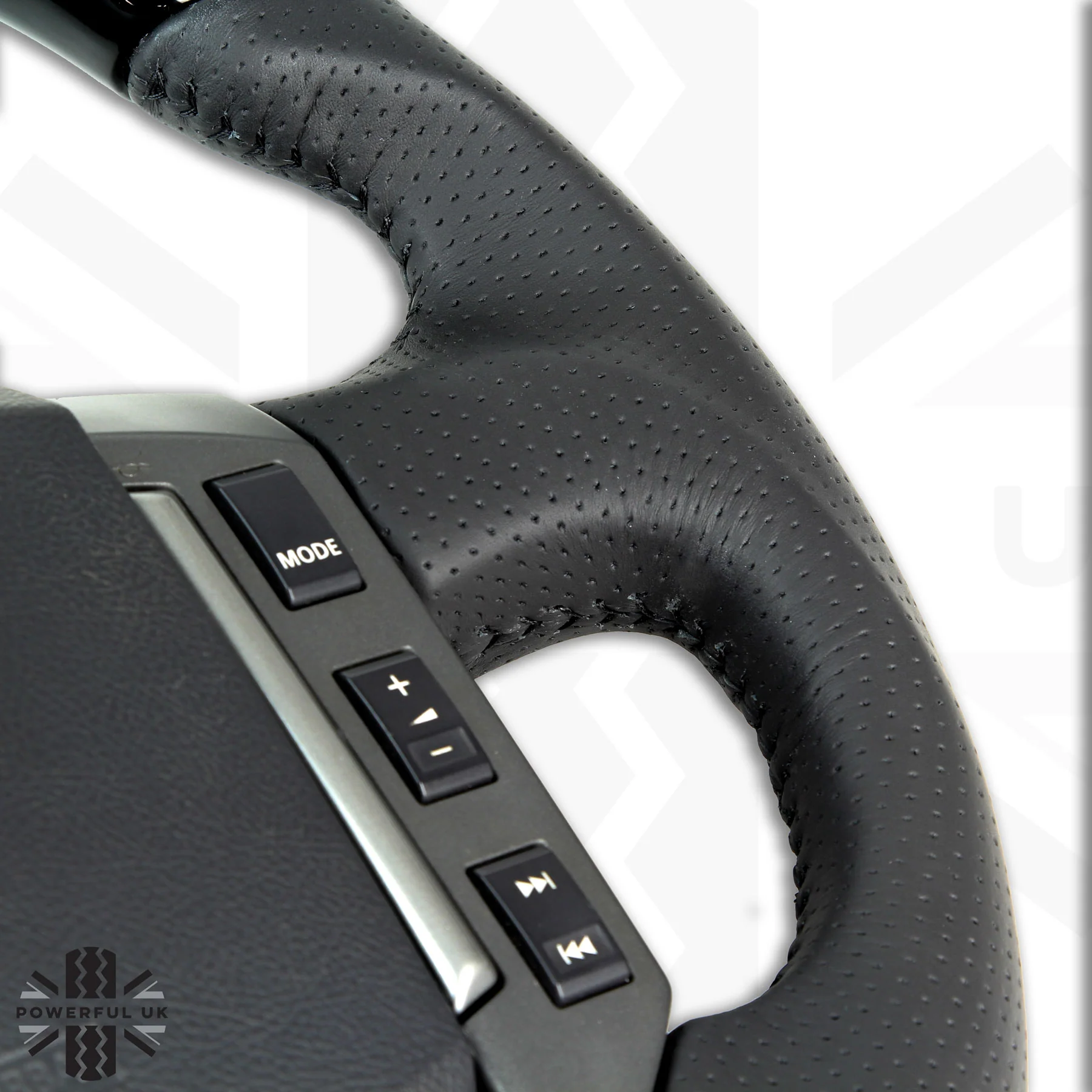 Steering Wheel -Sport Grip - Perf - No Heat - Black Piano for Range Rover Sport 2005-09 - Image 6