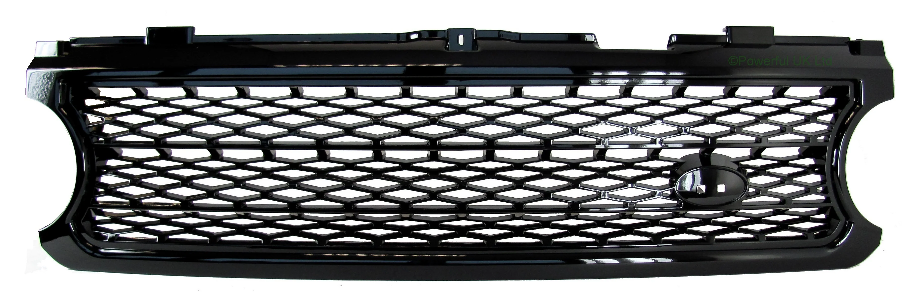 "Supercharged Style" Grille for Range Rover L322 05-09 - Black - Image 2