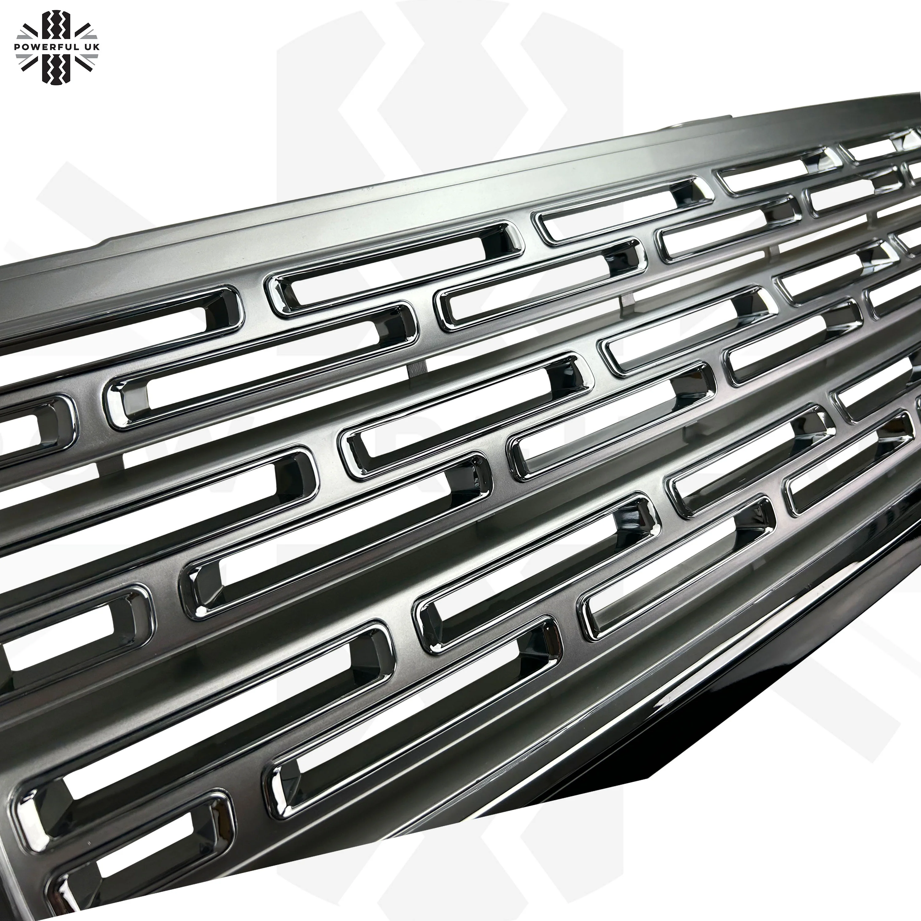 SV Autobiography Style Black/Chrome/Silver Front Grille for Range Rover L405 - Image 5