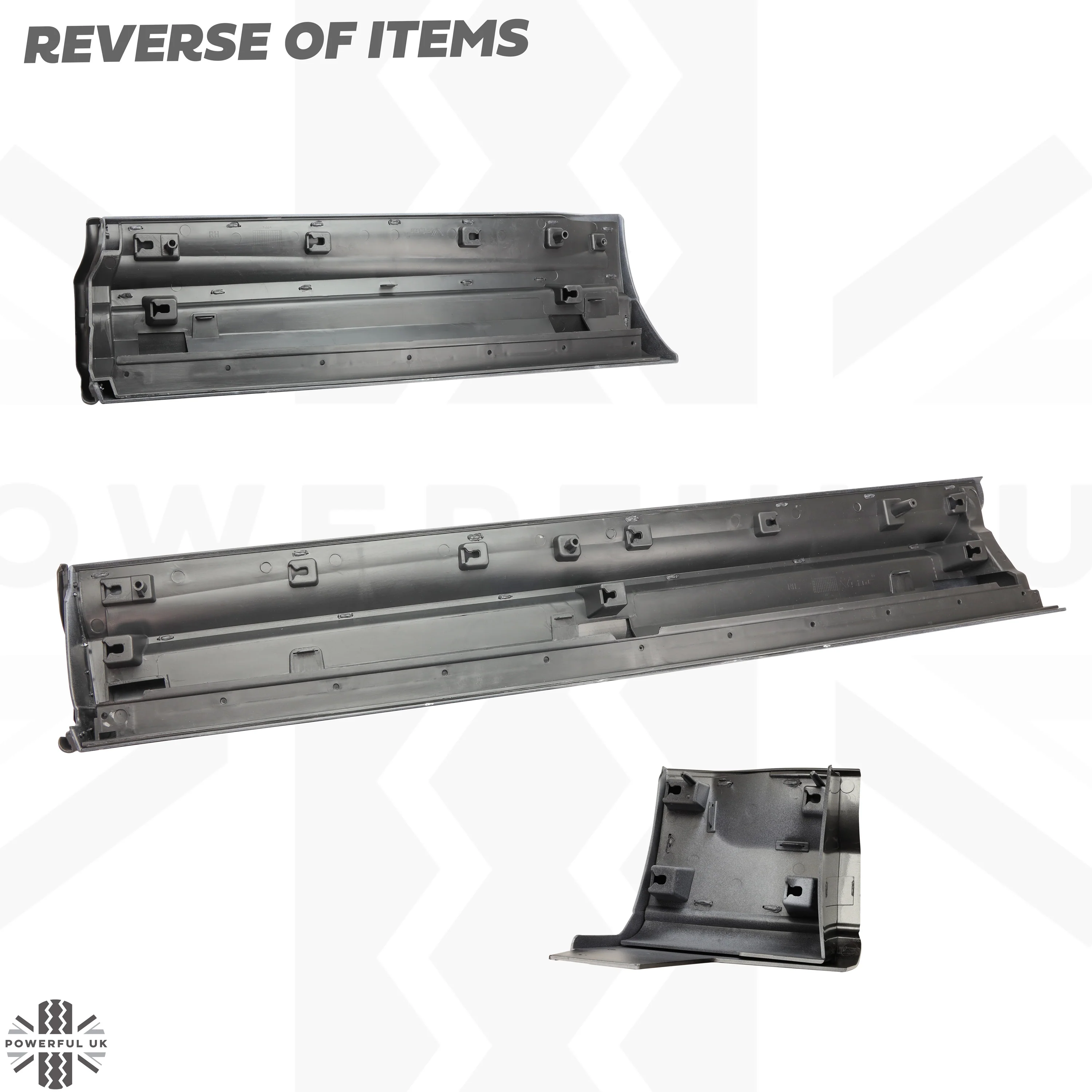 SVR Style Lower Door Mouldings for Range Rover Sport L494 (2014-17) - Santorini Black - Image 4
