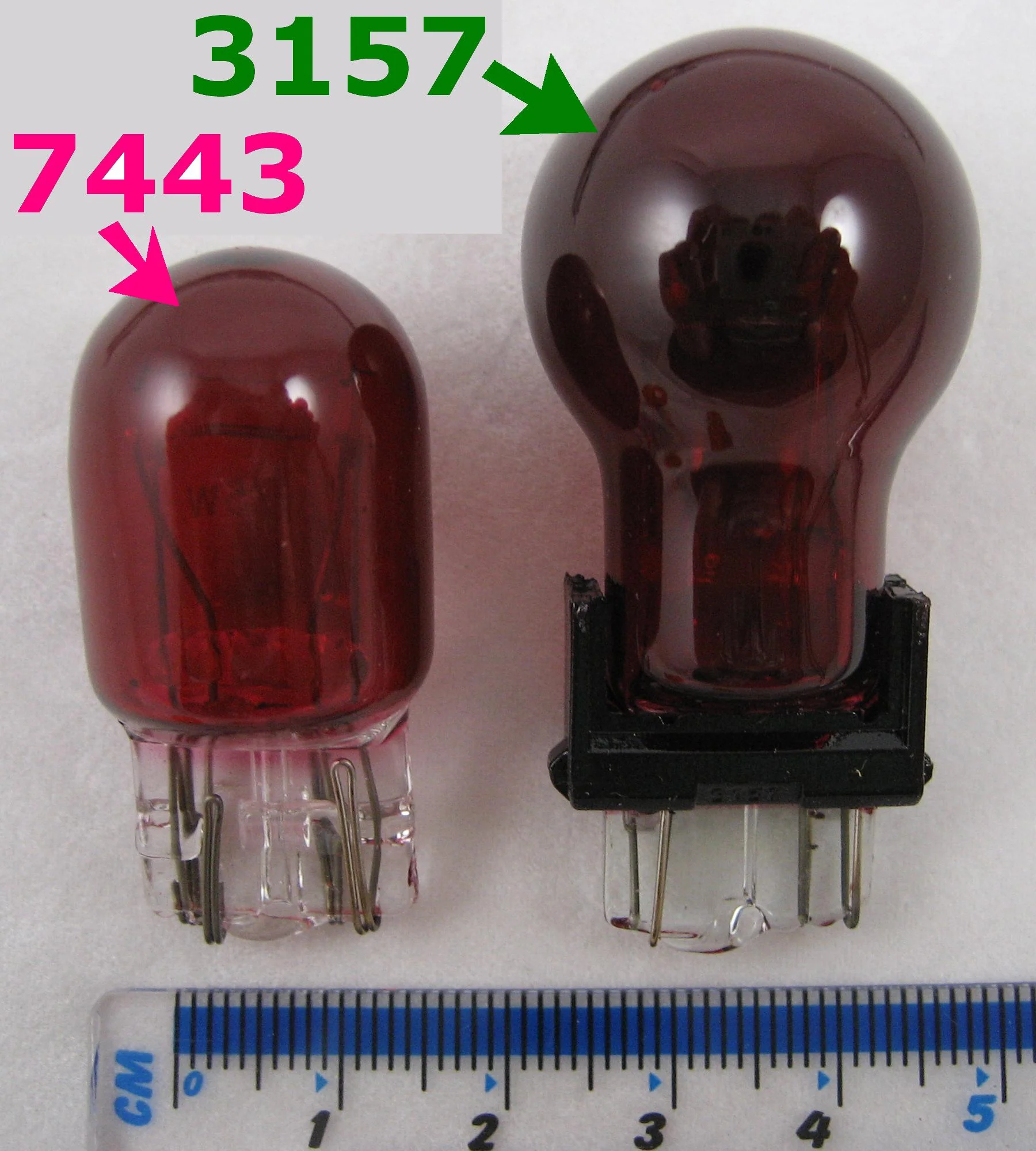 T20 Wedge Bulb RED (3157) - Image 5