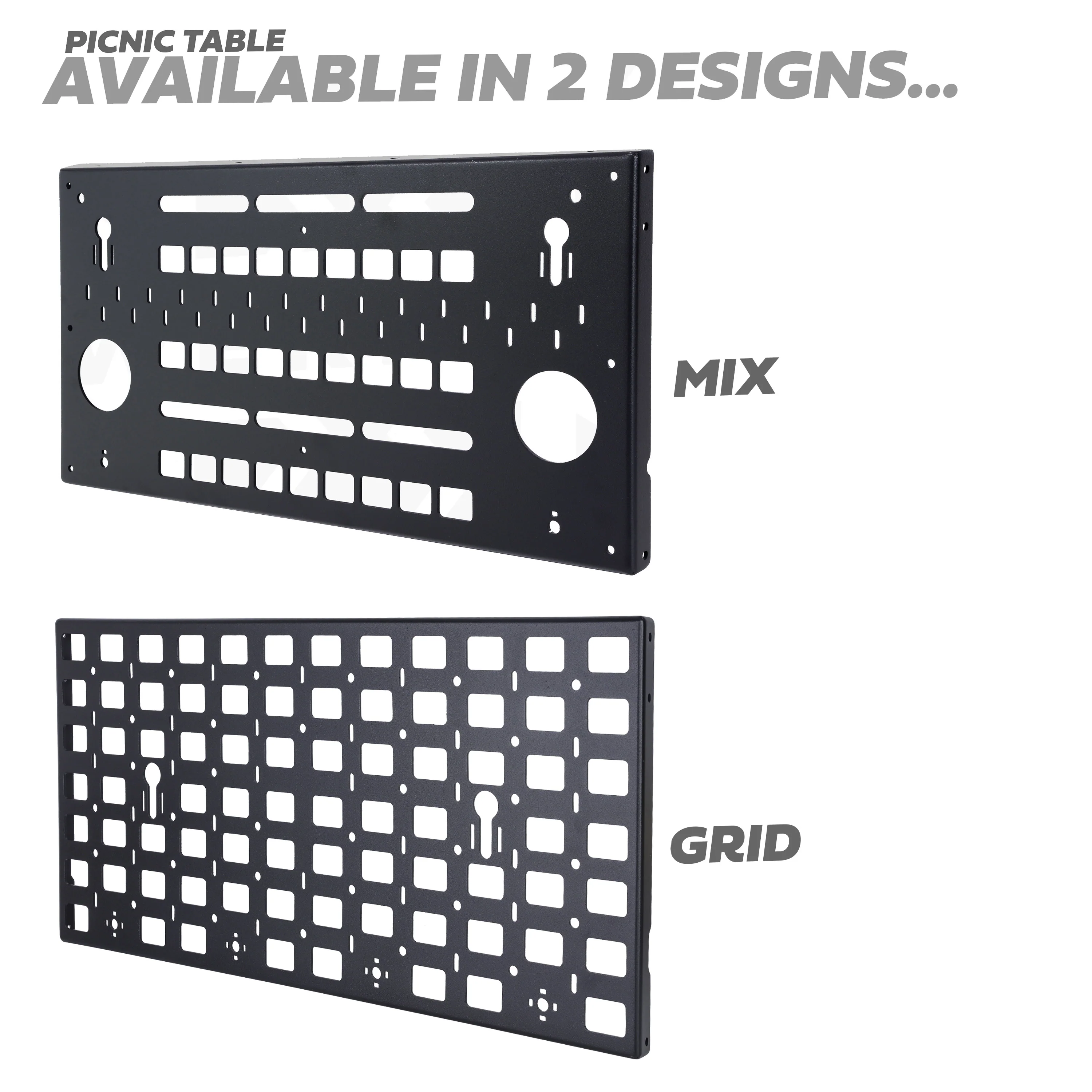 Tailgate Folding Picnic TABLE KIT for Land Rover Defender L663 - Grid Design - Image 10