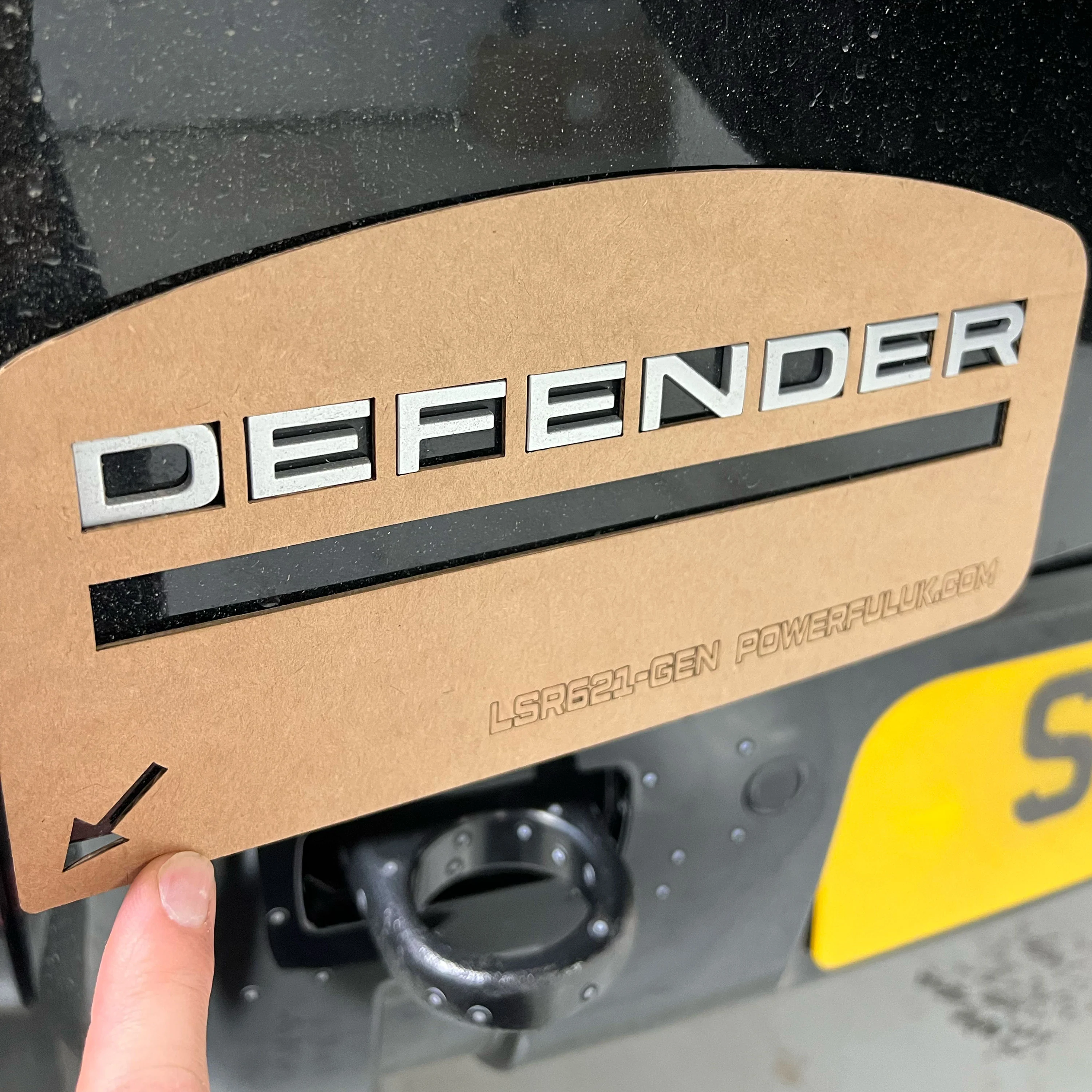 Tailgate Lettering Template for Land Rover Defender L663 - Image 4