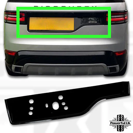 Tailgate Number Plate Moulding in Black for Land Rover Discovery 5 Dynamic - Image 10