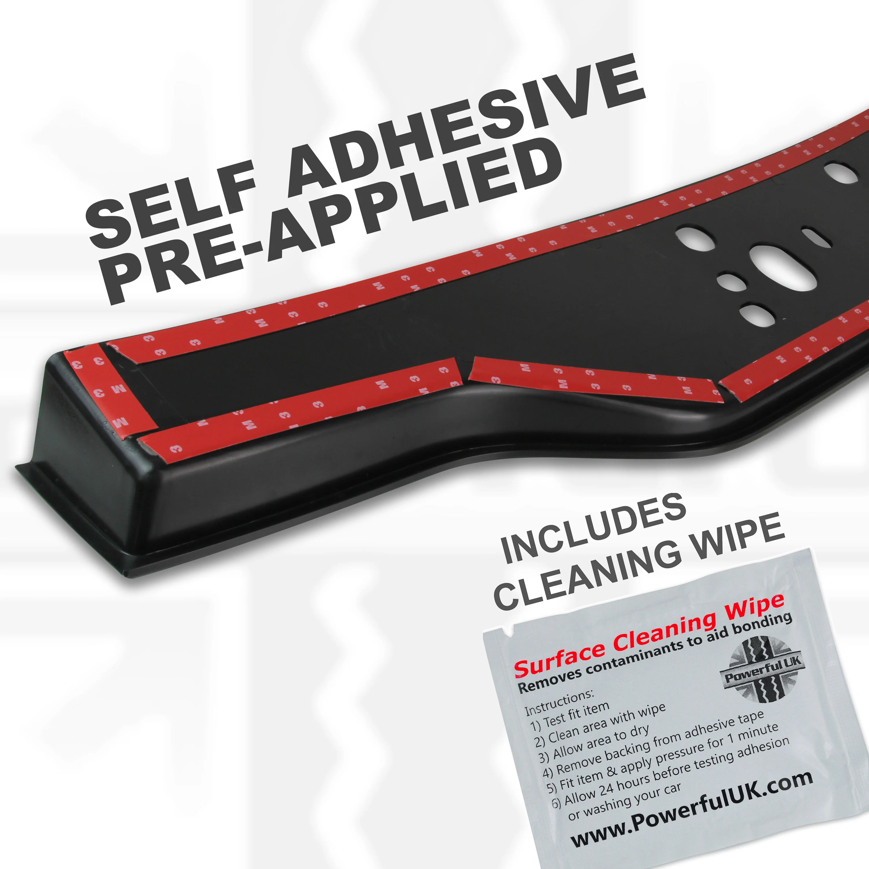 Tailgate Number Plate Moulding in Black for Land Rover Discovery 5 Dynamic - Image 7