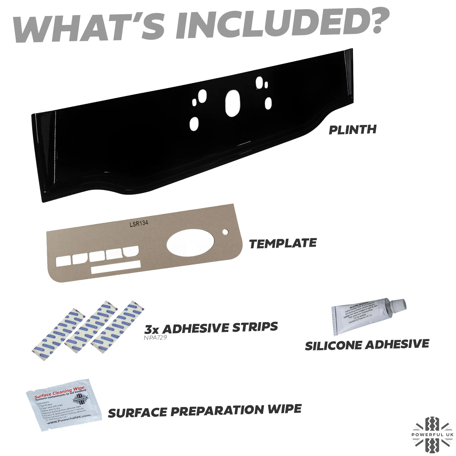 Tailgate Number Plate Surround Panel in Gloss Black for Land Rover Discovery Sport - Aftermarket - Image 3