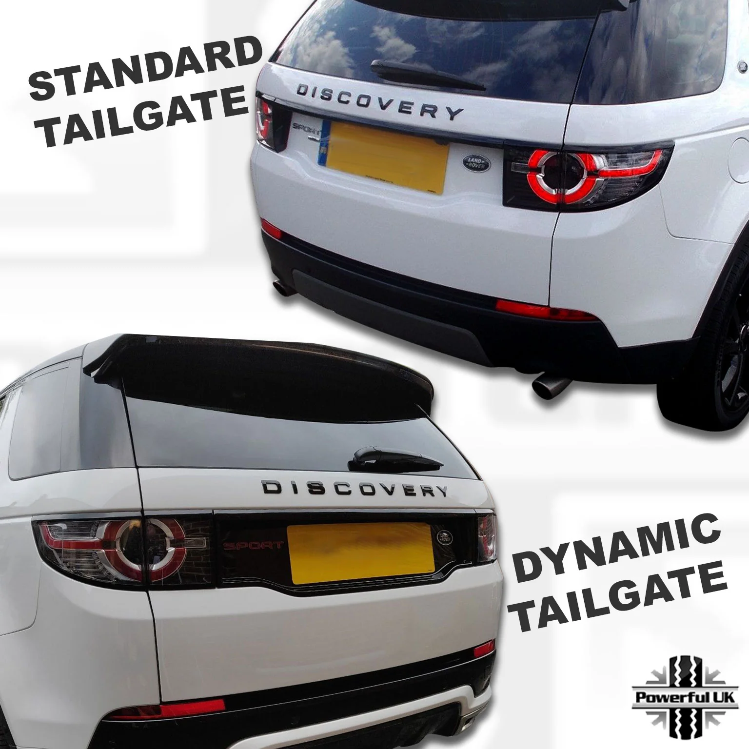 Tailgate Number Plate Surround Panel in Gloss Black for Land Rover Discovery Sport - Aftermarket - Image 5