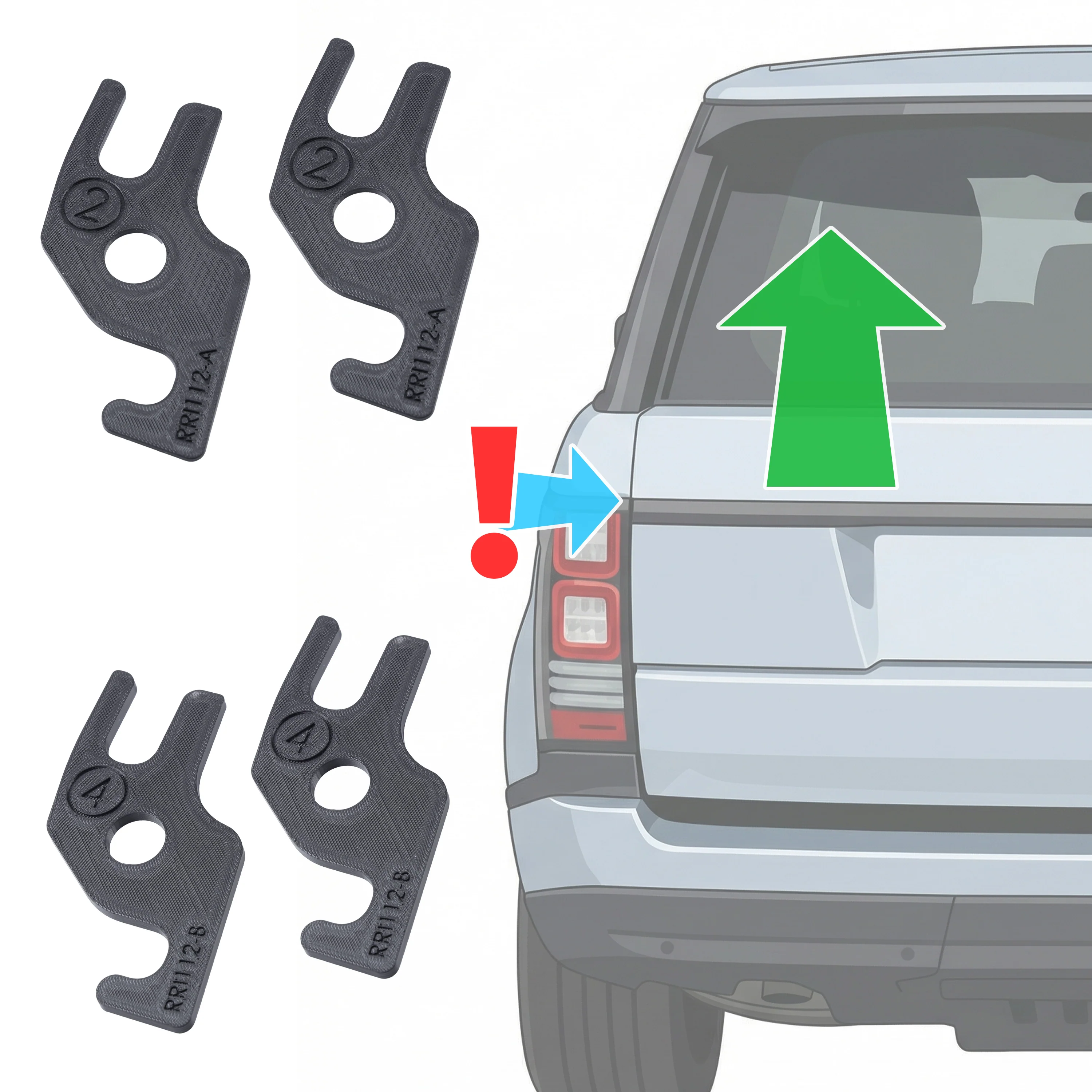 Dropped Tailgate Spacer Kit for Range Rover L405