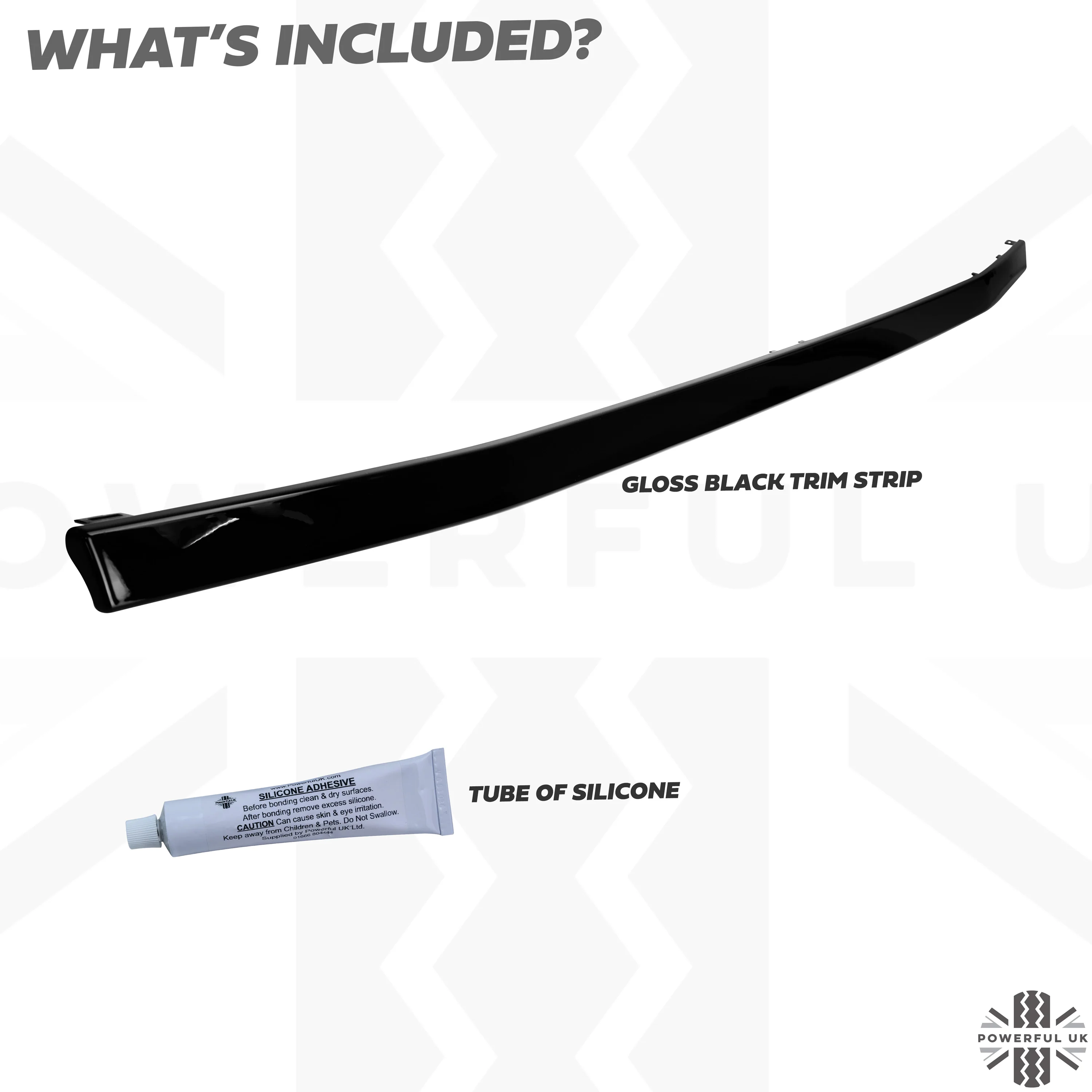 Tailgate Strip Gloss Black - for Land Rover Freelander 2 2010+ - Image 2