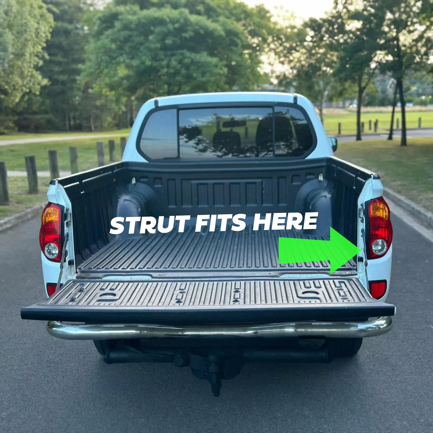 Tailgate Strut Kit for Mitsubishi L200 Triton (2007-15) - Image 2