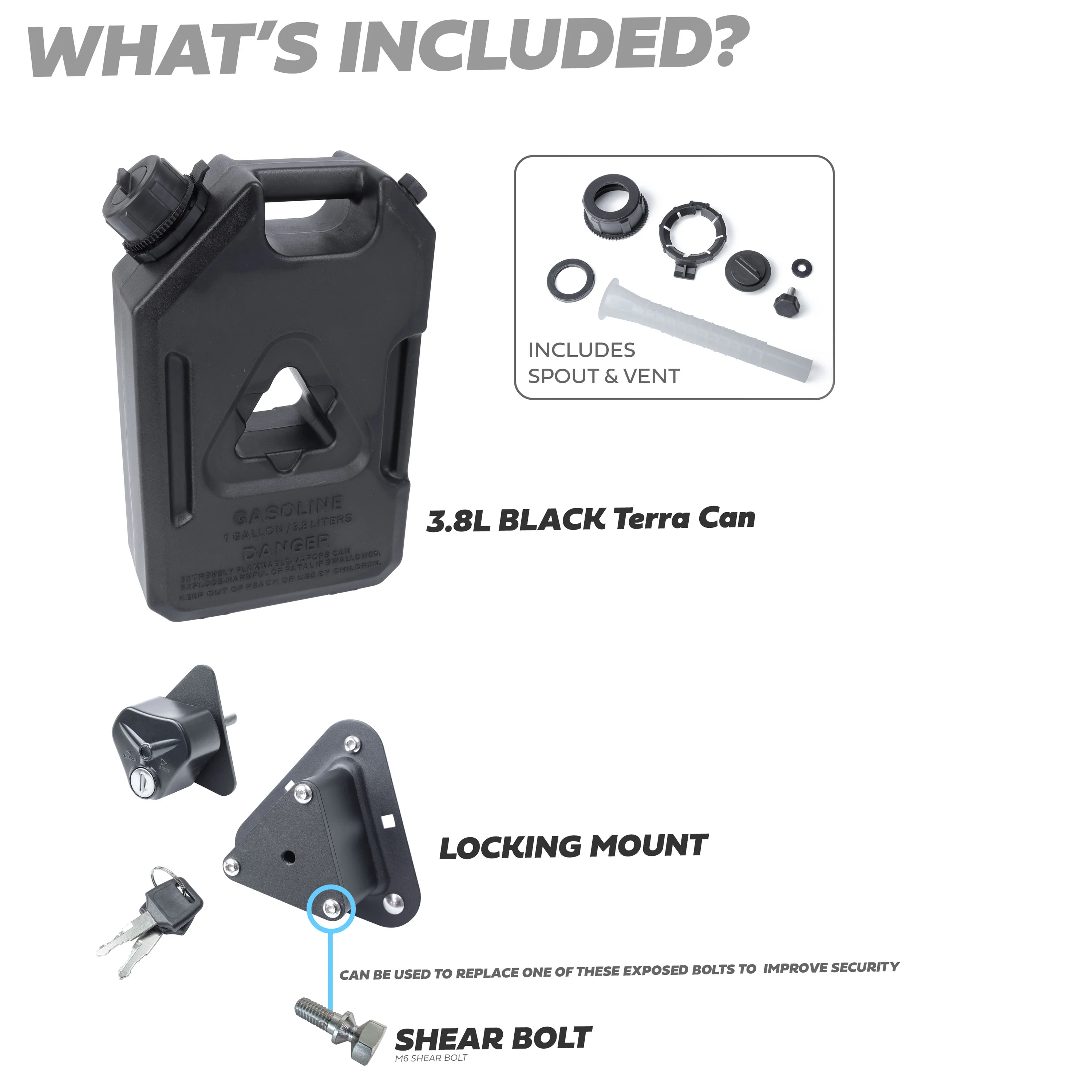 Terrafirma Terra Can - Black - 3.8L - Image 4