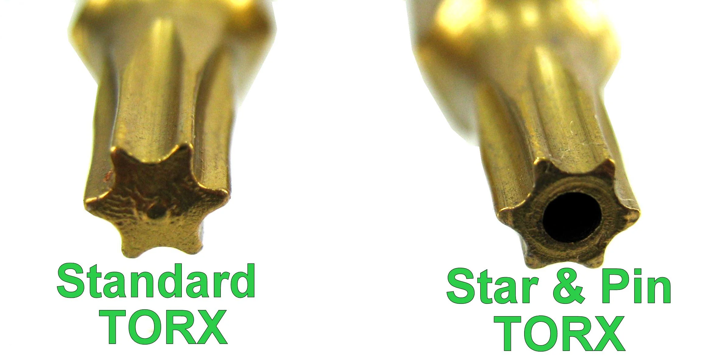 Torx T30 Star Pin Screwdriver Security Bit - 2 PK (Star & Pin) - Image 3