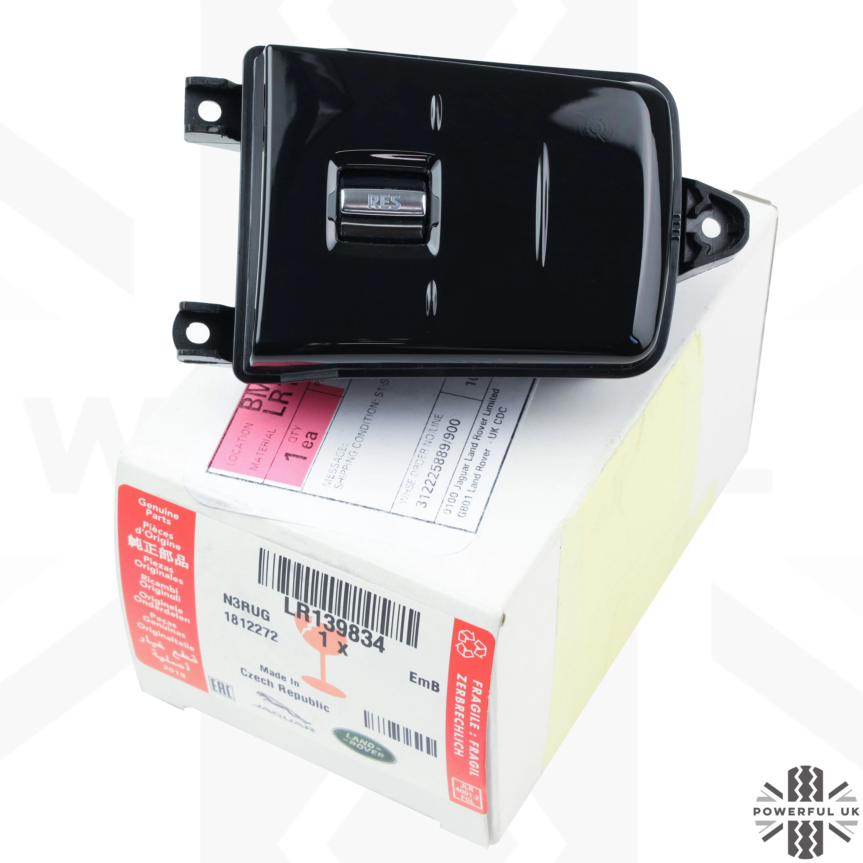 Touch Switch Pack (Late Type) for Range Rover Velar (2021+) - HEATED - Right - Image 5