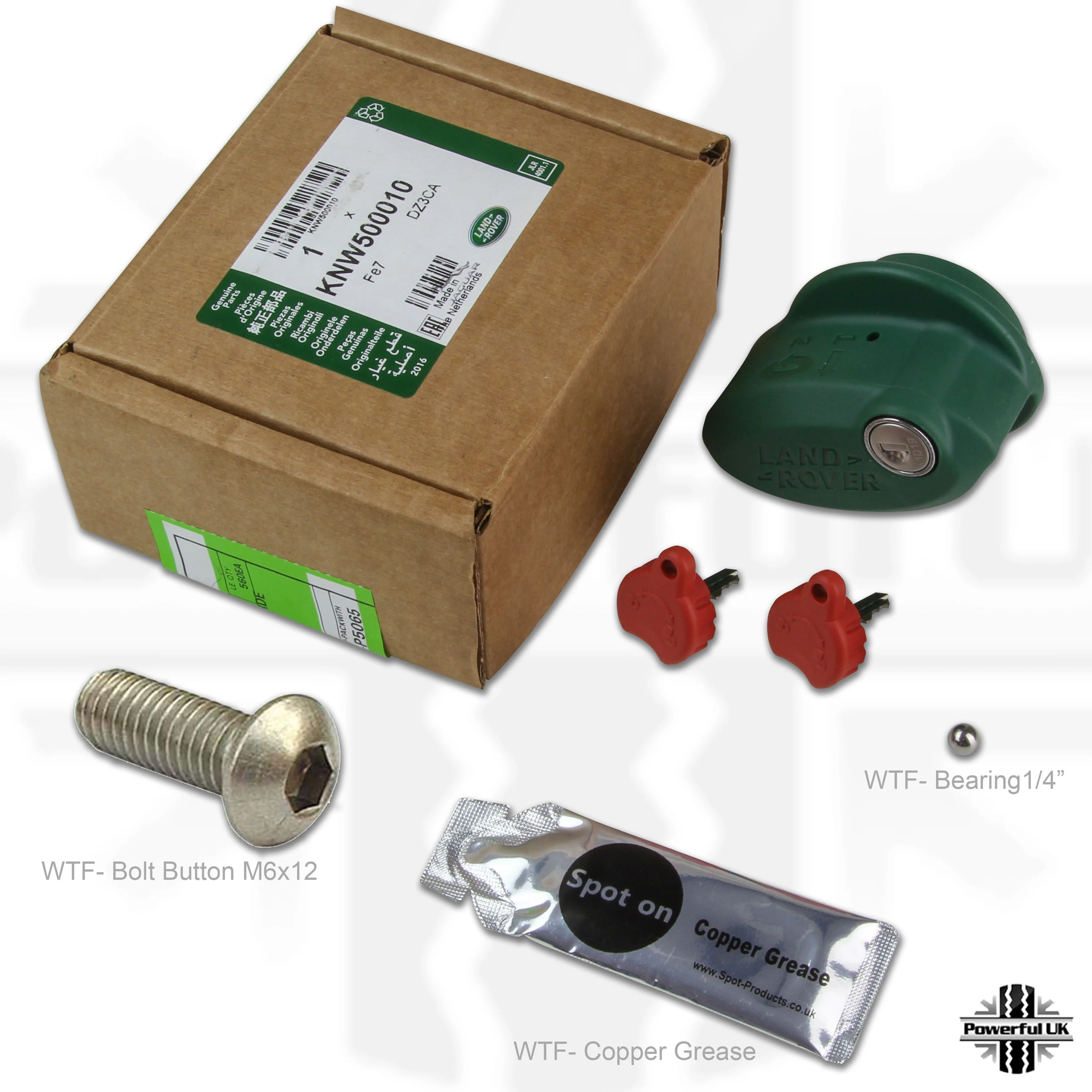 Tow Bar Overhaul Kit + lock & keys - 41mm Small Type (early) for Land Rover Discovery 3/4 - Image 2
