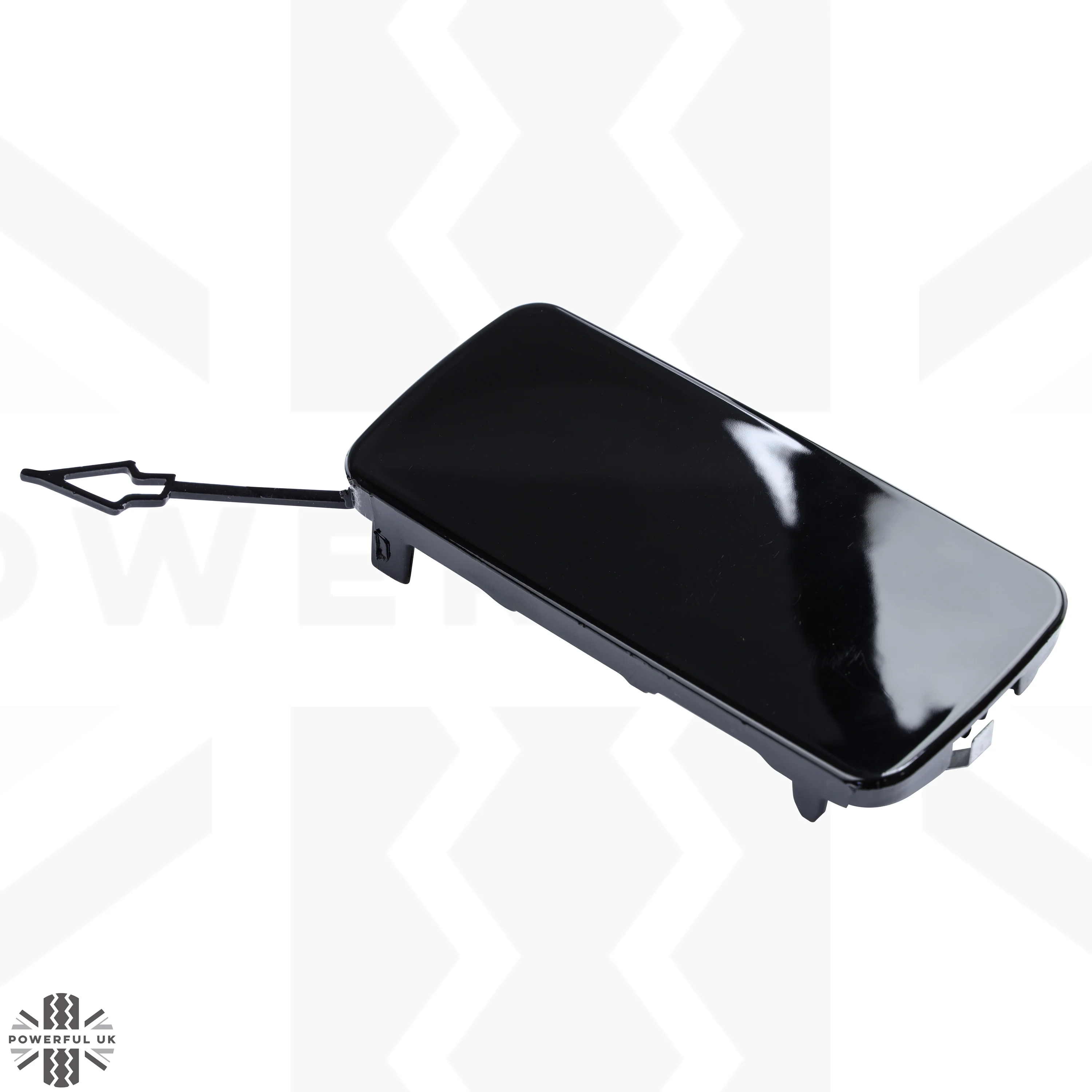 Tow Eye Blanking Plate for Land Rover Defender L663 - Gloss Black - Left - Image 4