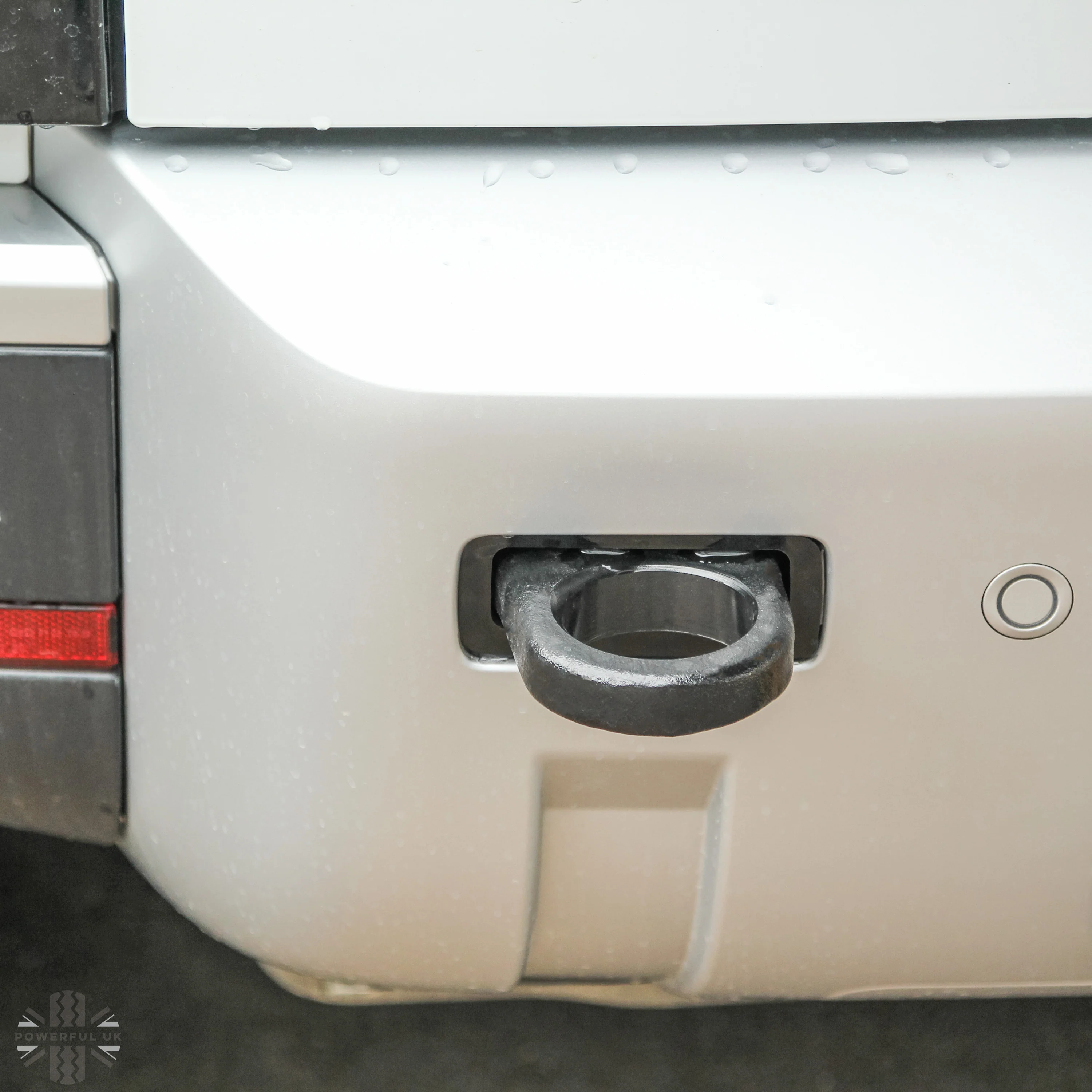Tow Loop Upgrade Kit A - Black Loops + Black Inserts for Land Rover Defender L663 - Image 4
