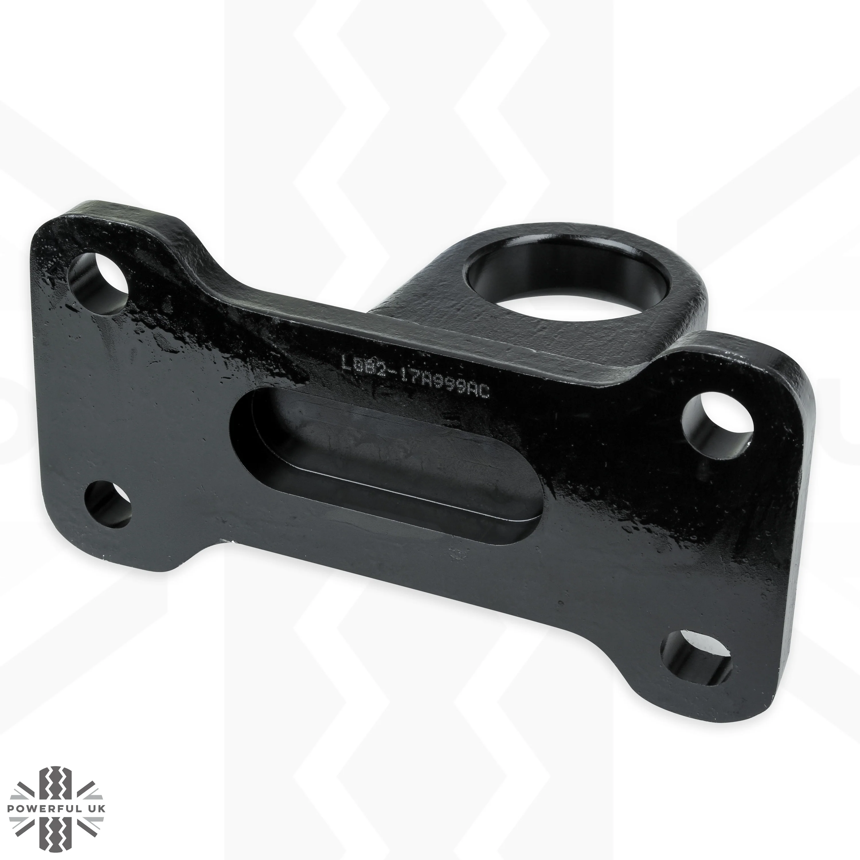 Tow Loop Upgrade Kit E - Black Loops + Genuine Finisher Inserts for Land Rover Defender L663 - Image 4