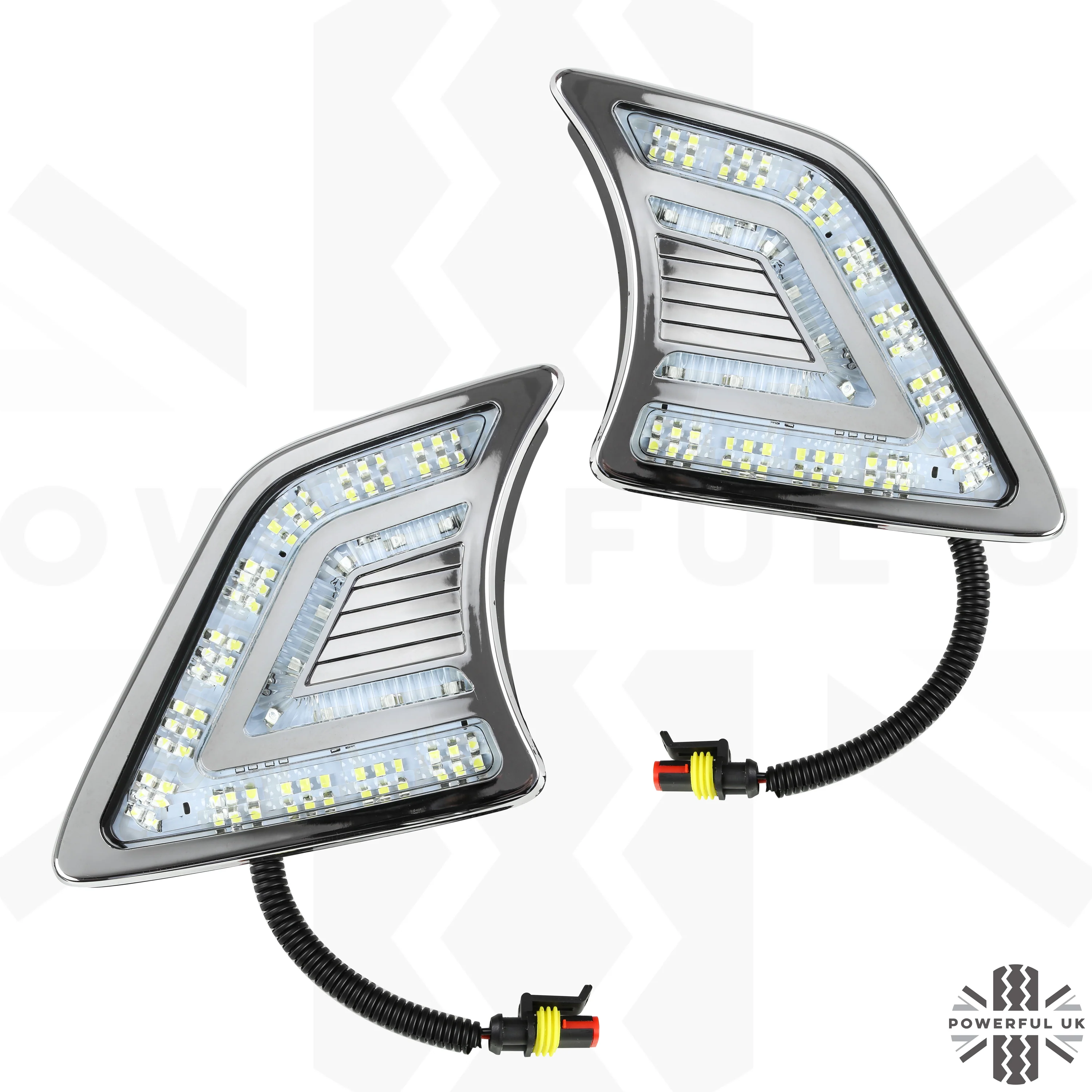 Toyota Hilux Mk7 (2011-15) Front Bumper Vent LED Light Kit - Image 3