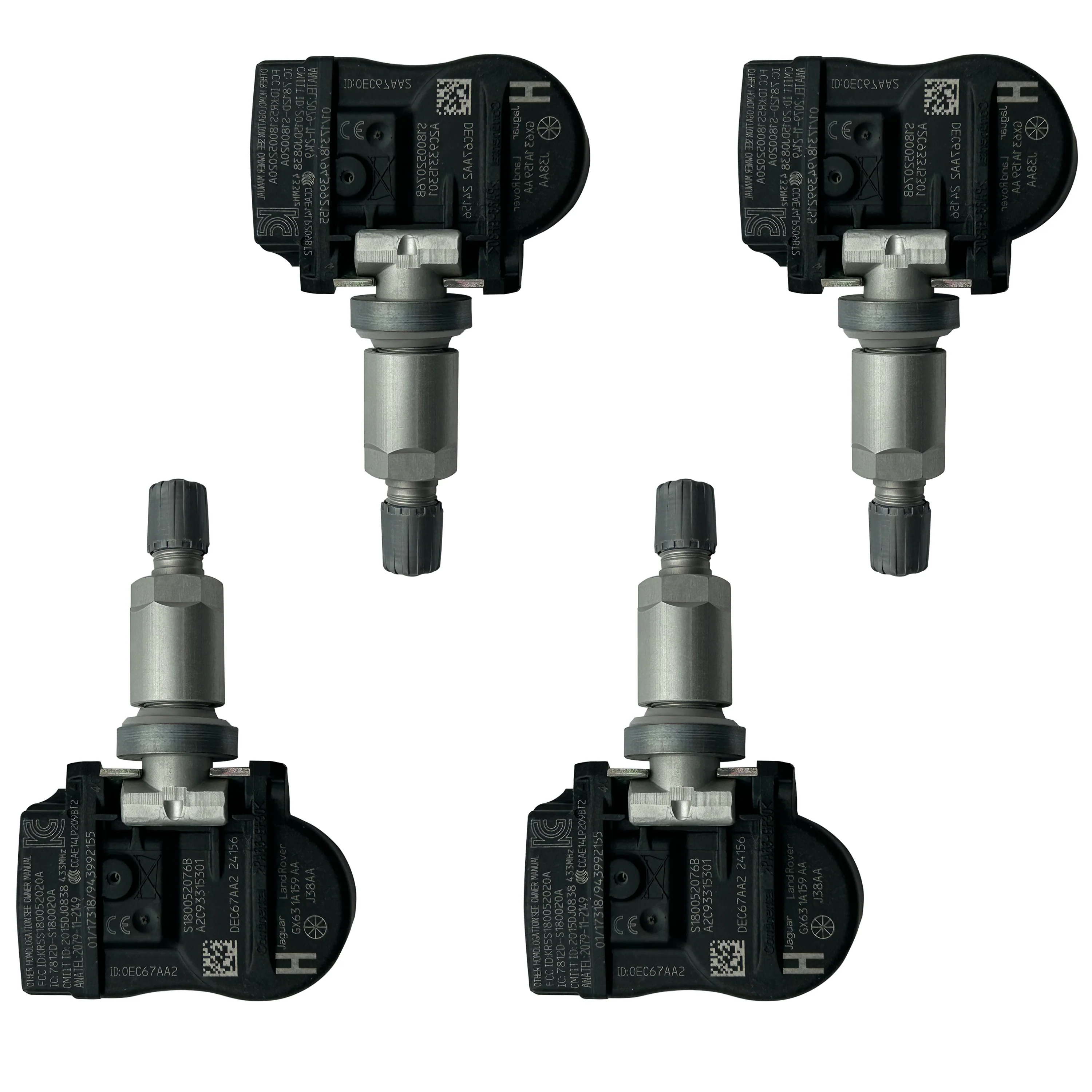 Tyre Pressure Monitoring System (TPMS) Sensors x4 for Land Rover Freelander 2 - OE - Image 4