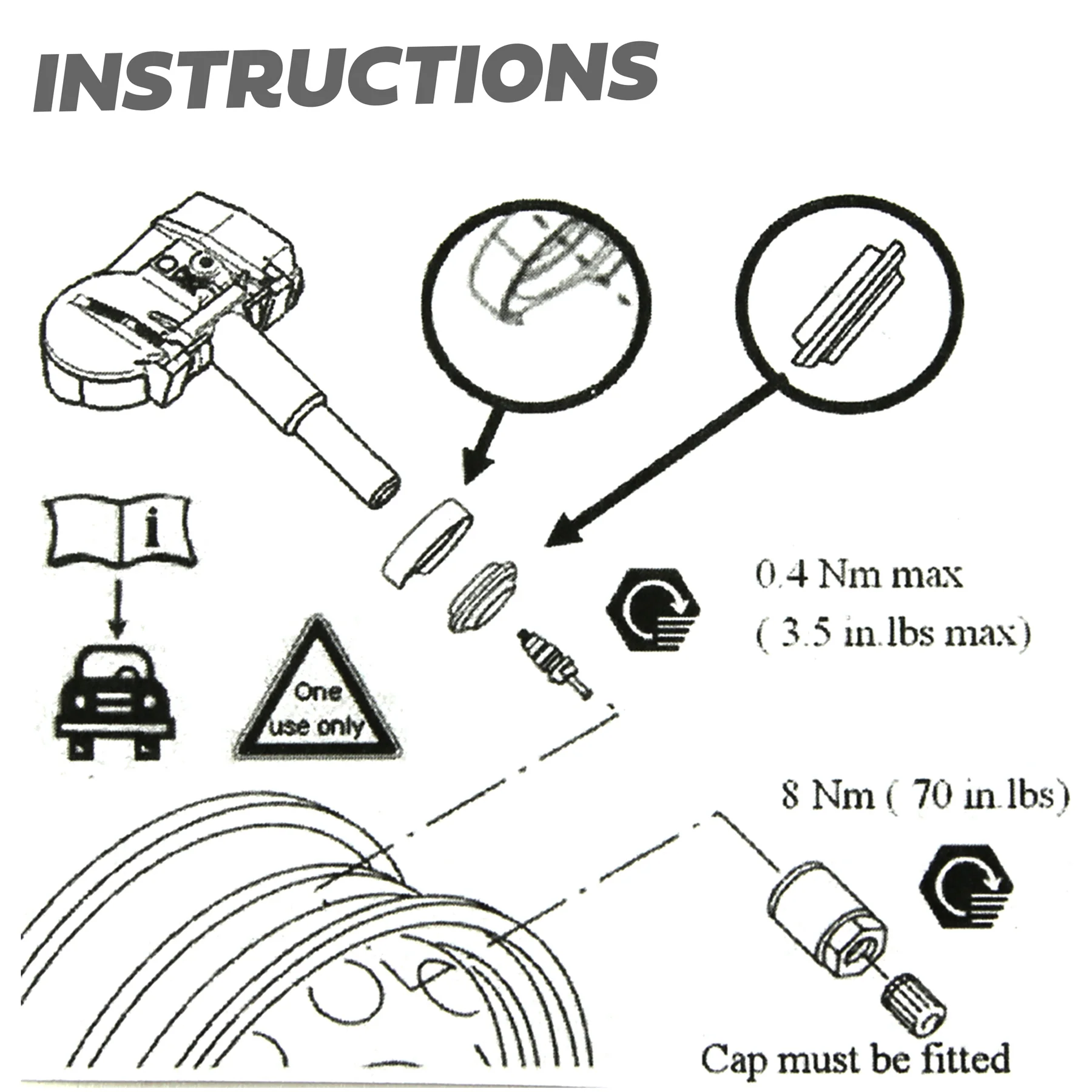Tyre Pressure Monitoring System (TPMS) Service Kit for Land Rover Freelander 2 - Image 7