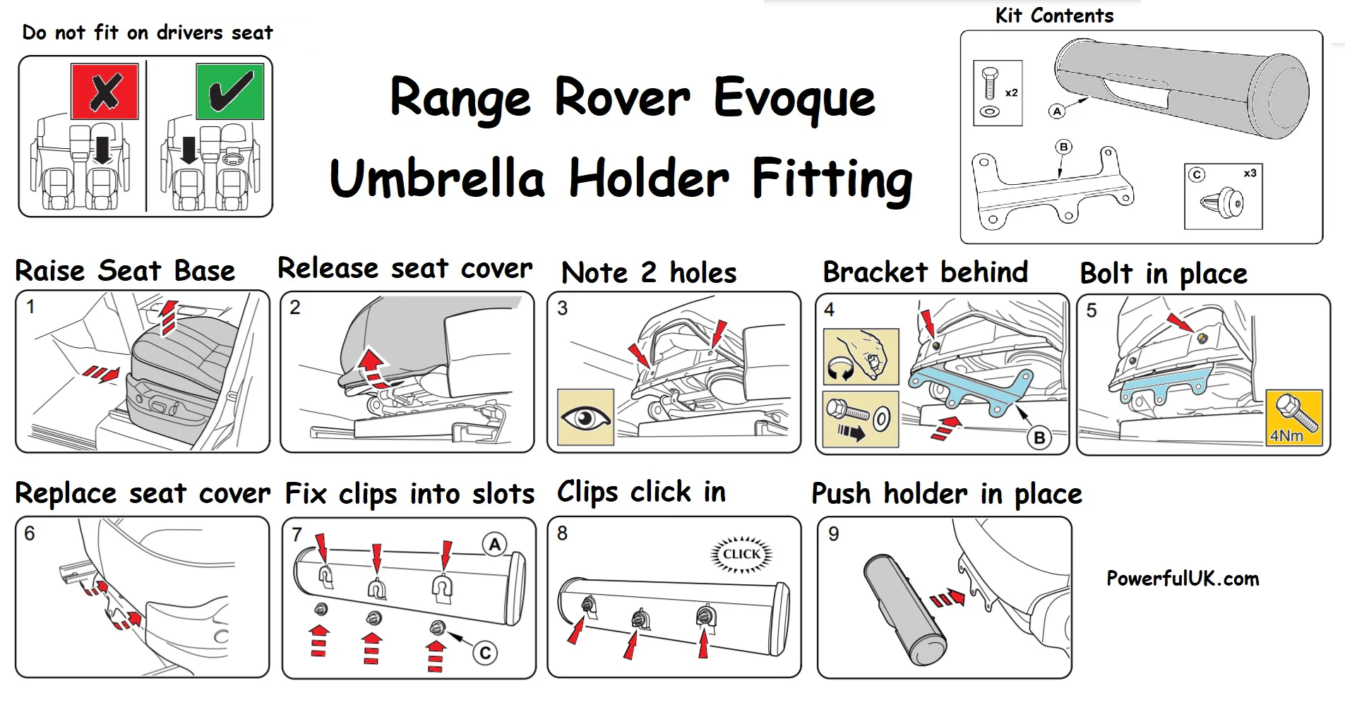 Umbrella Holder for Range Rover Evoque L538 - Image 9