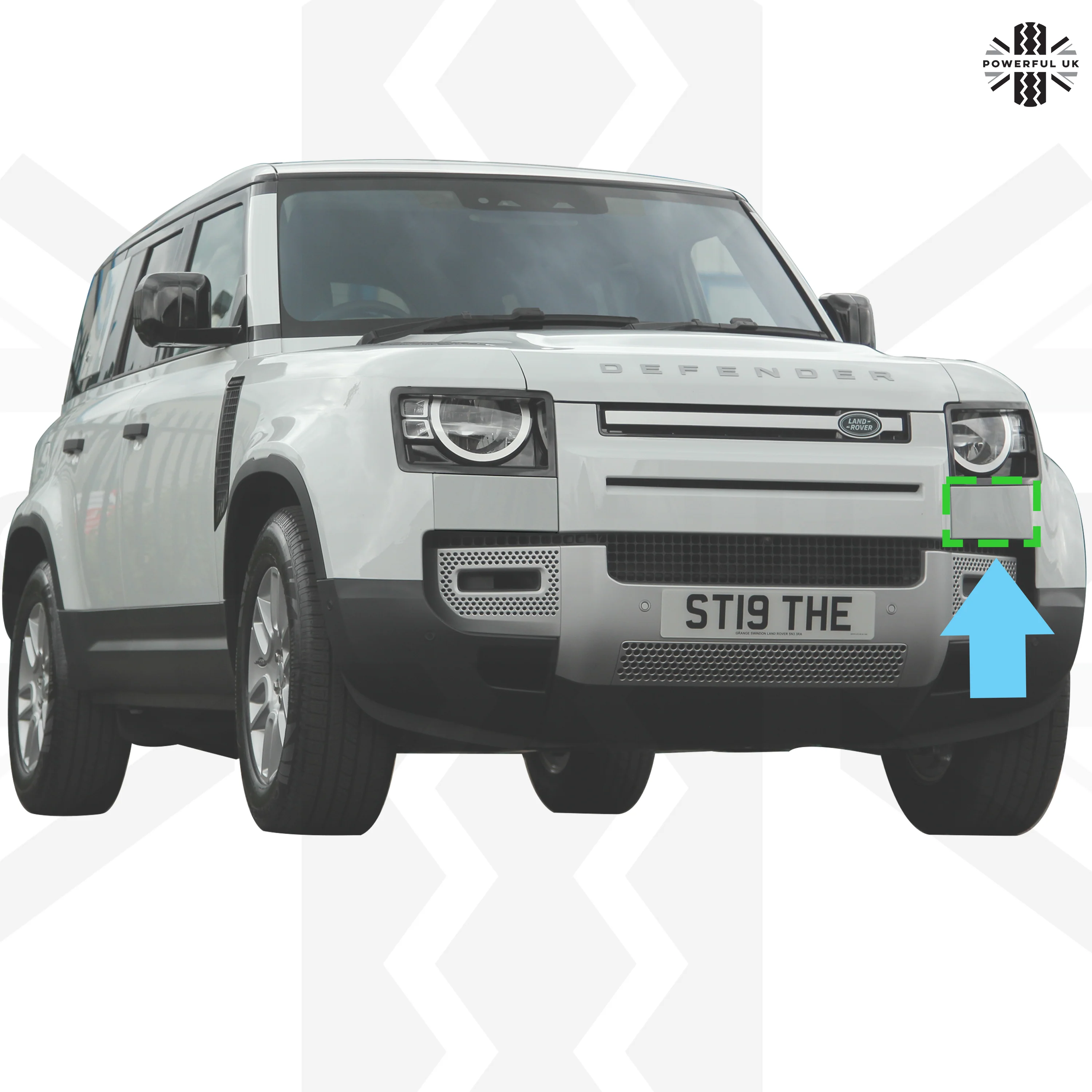 Under Headlight Bumper Insert Panel for Land Rover Defender L663 - Left - Image 4