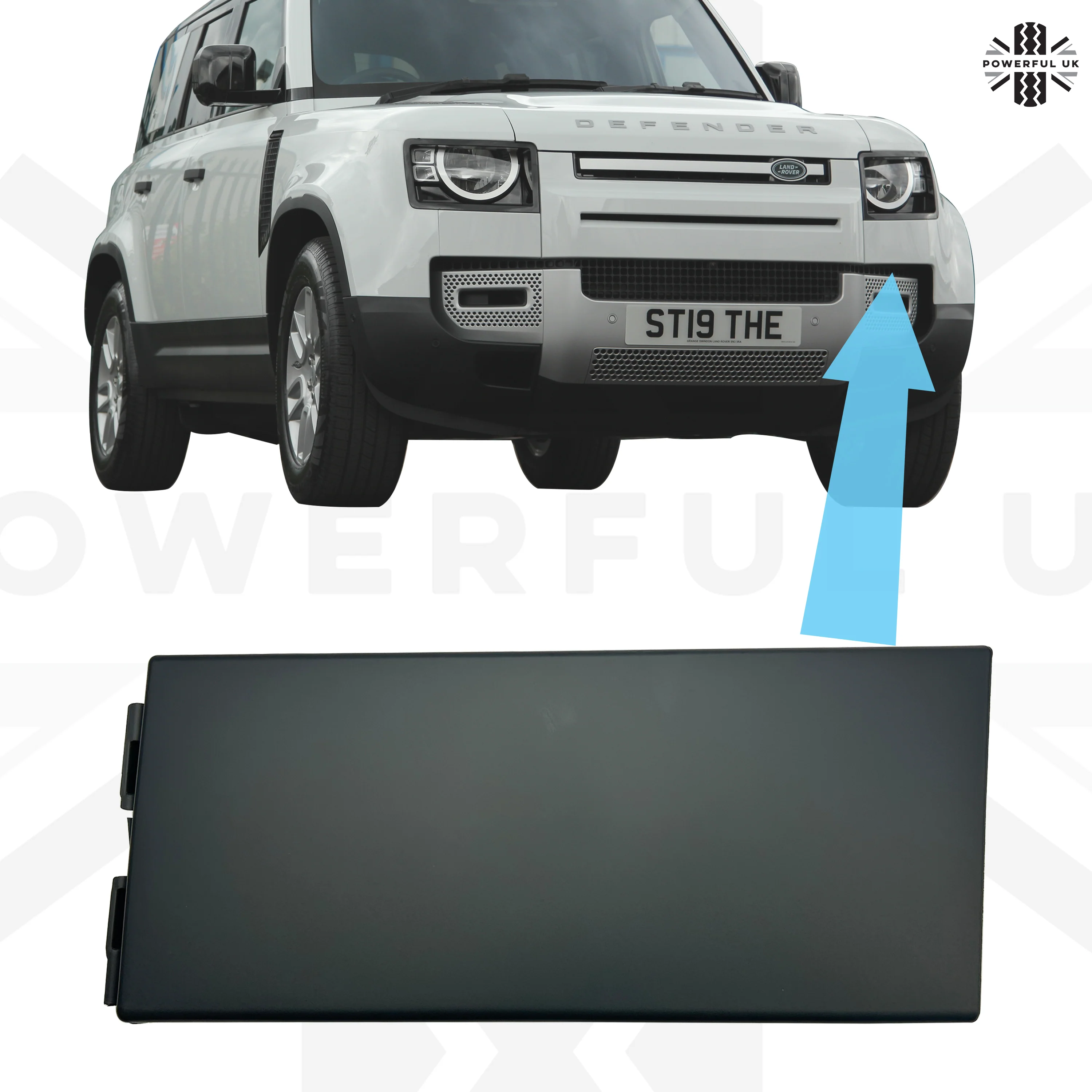 Under Headlight Bumper Insert Panel for Land Rover Defender L663 - Left - Image 7