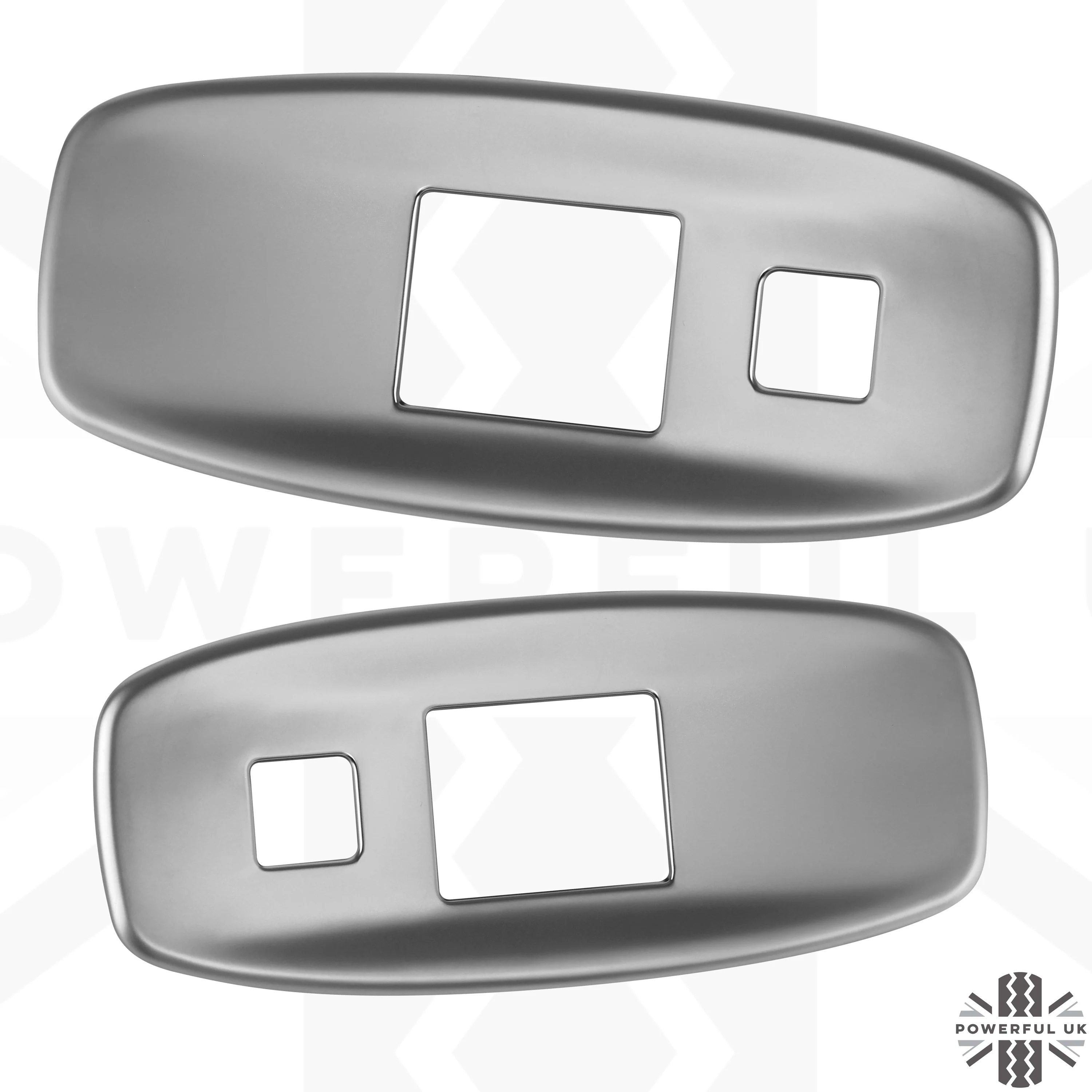 USB Panel Trims x2 - Silver - for Land Rover Defender L663 - Image 2