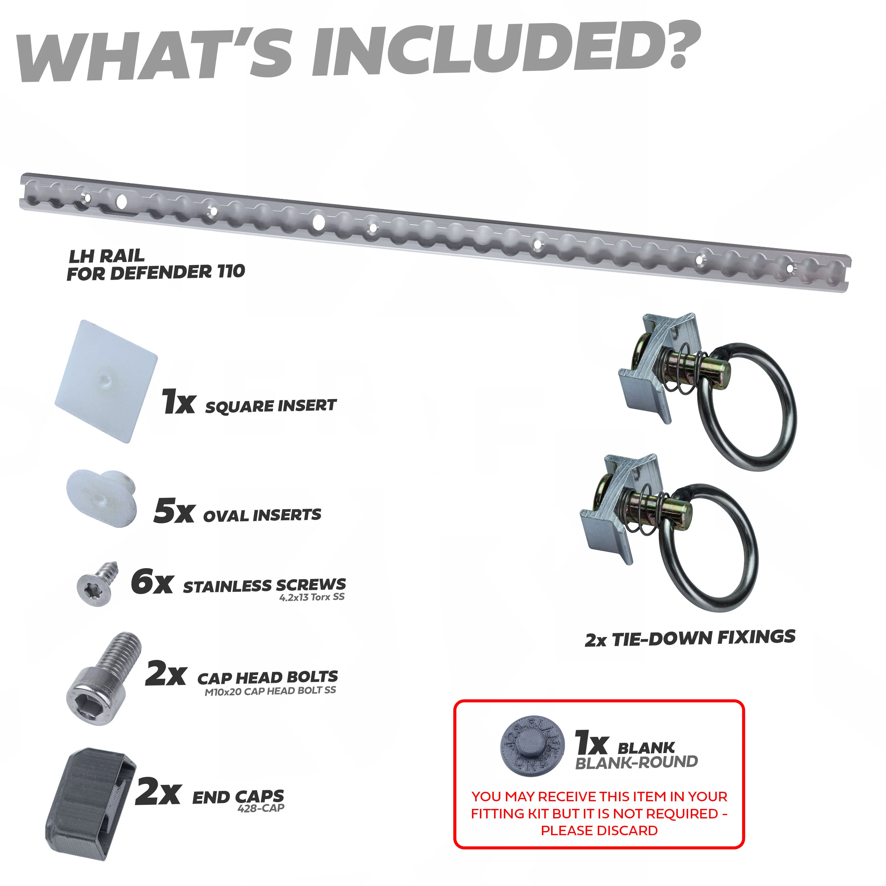 Utility Side Rail for Land Rover Defender L663 110 - Left - Image 5