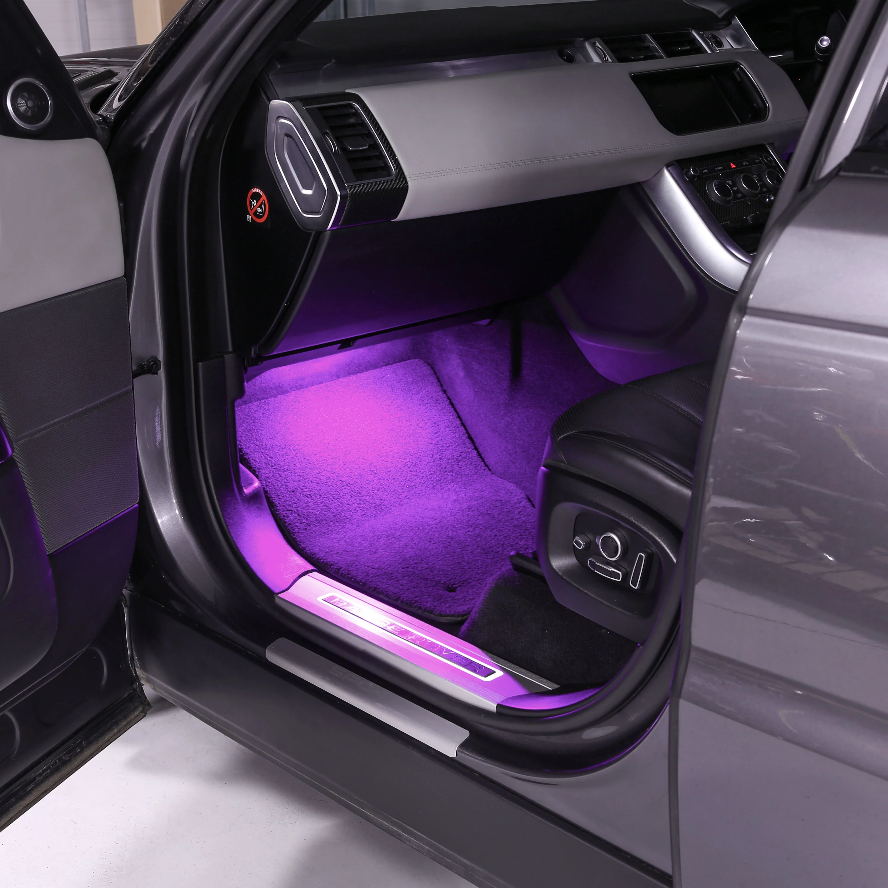 Violet/Purple LED interior Footwell Lamp for Land Rover Defender L663 (2pc) - Image 2