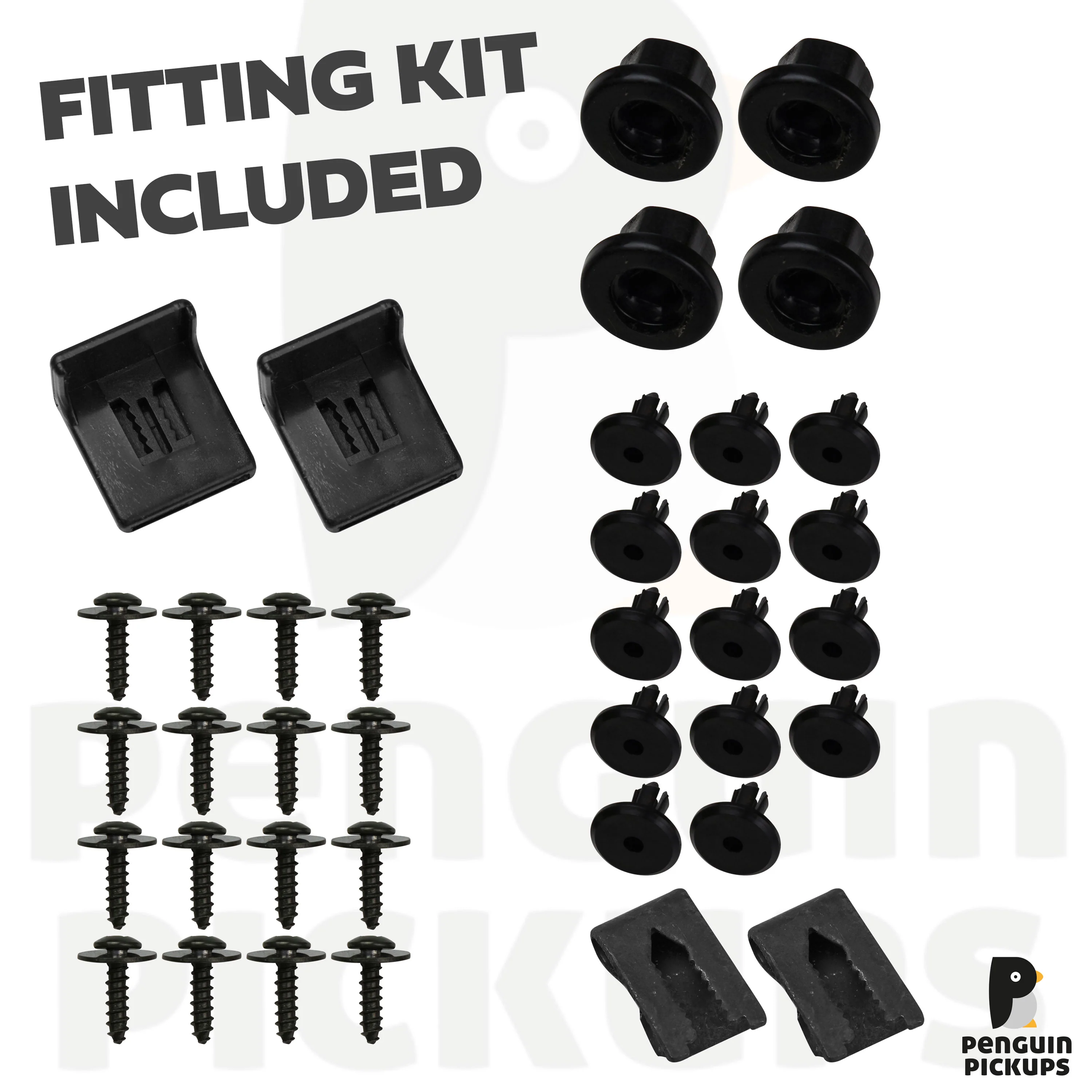 VW Amarok Pickup Mudflap Kit (Front + Rear) - Image 4