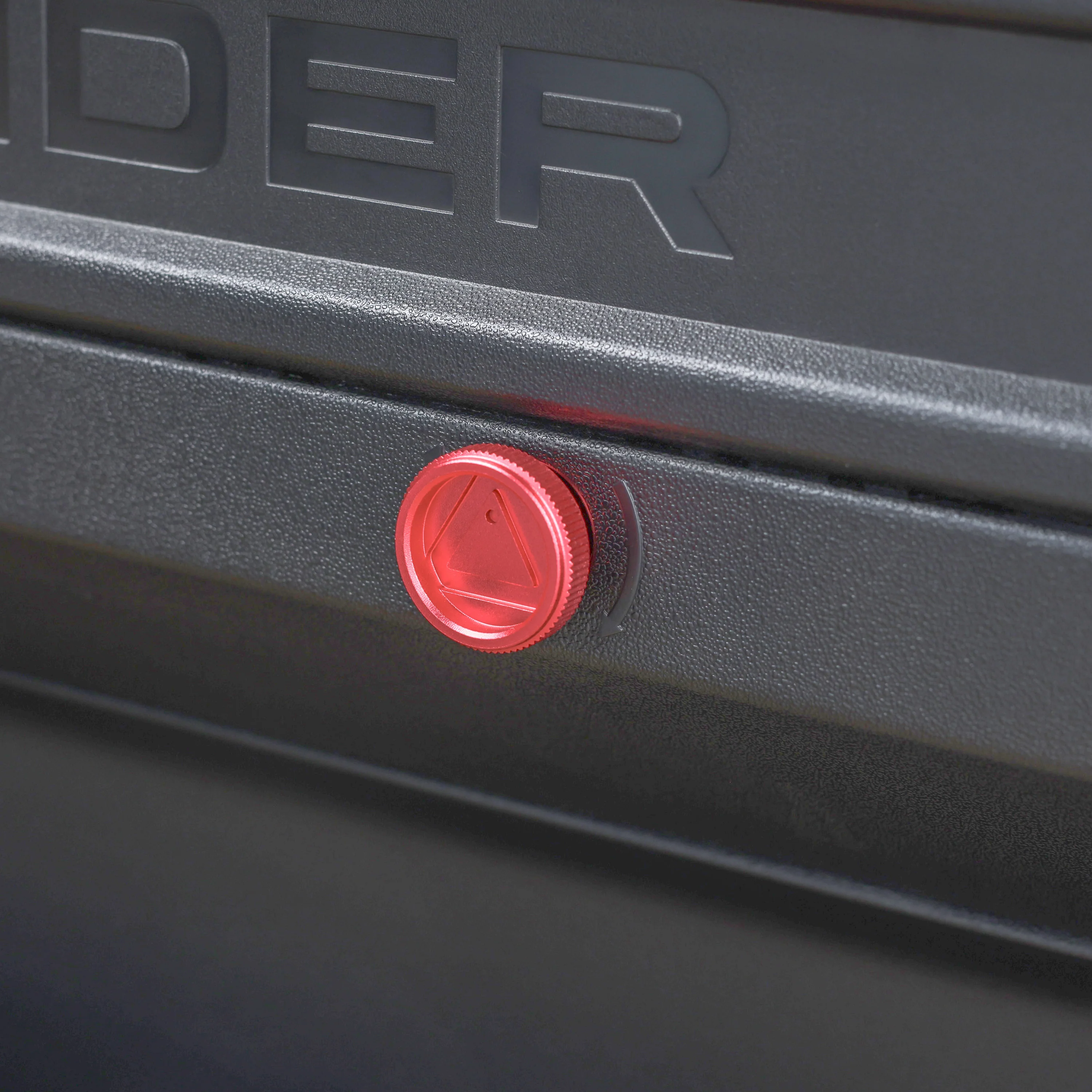 Warning Triangle Hatch Knobs for Land Rover Defender L663 - Red - Image 5