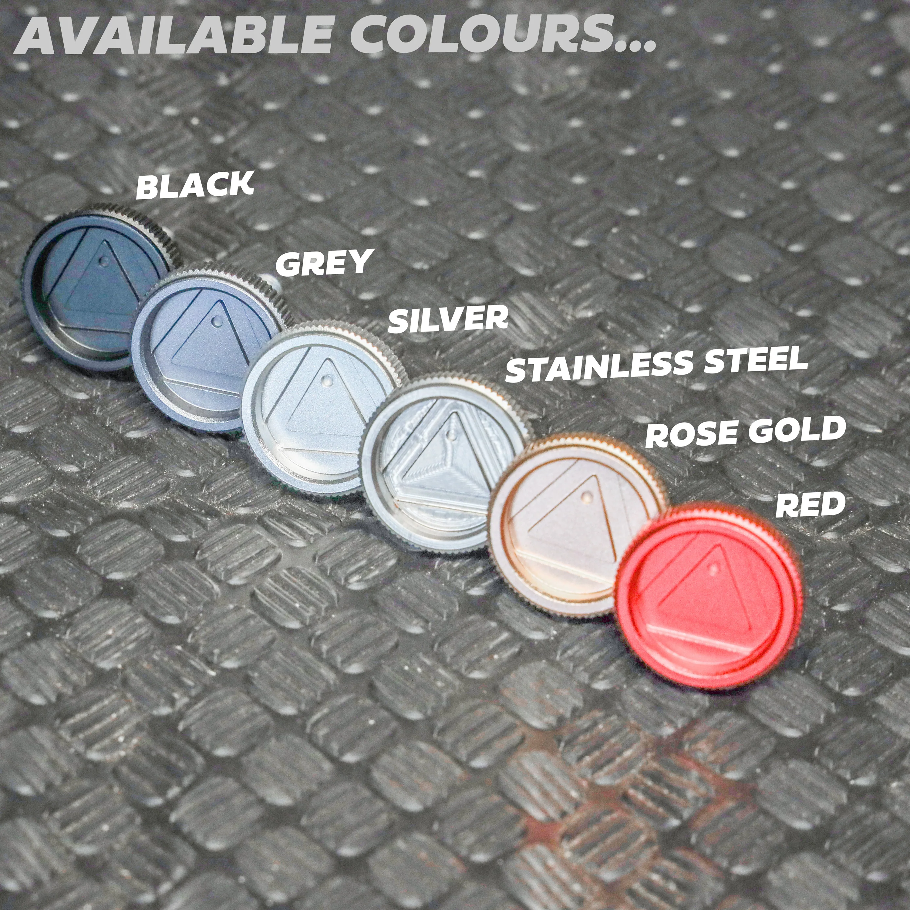Warning Triangle Hatch Knobs for Land Rover Defender L663 - Rose Gold - Image 13
