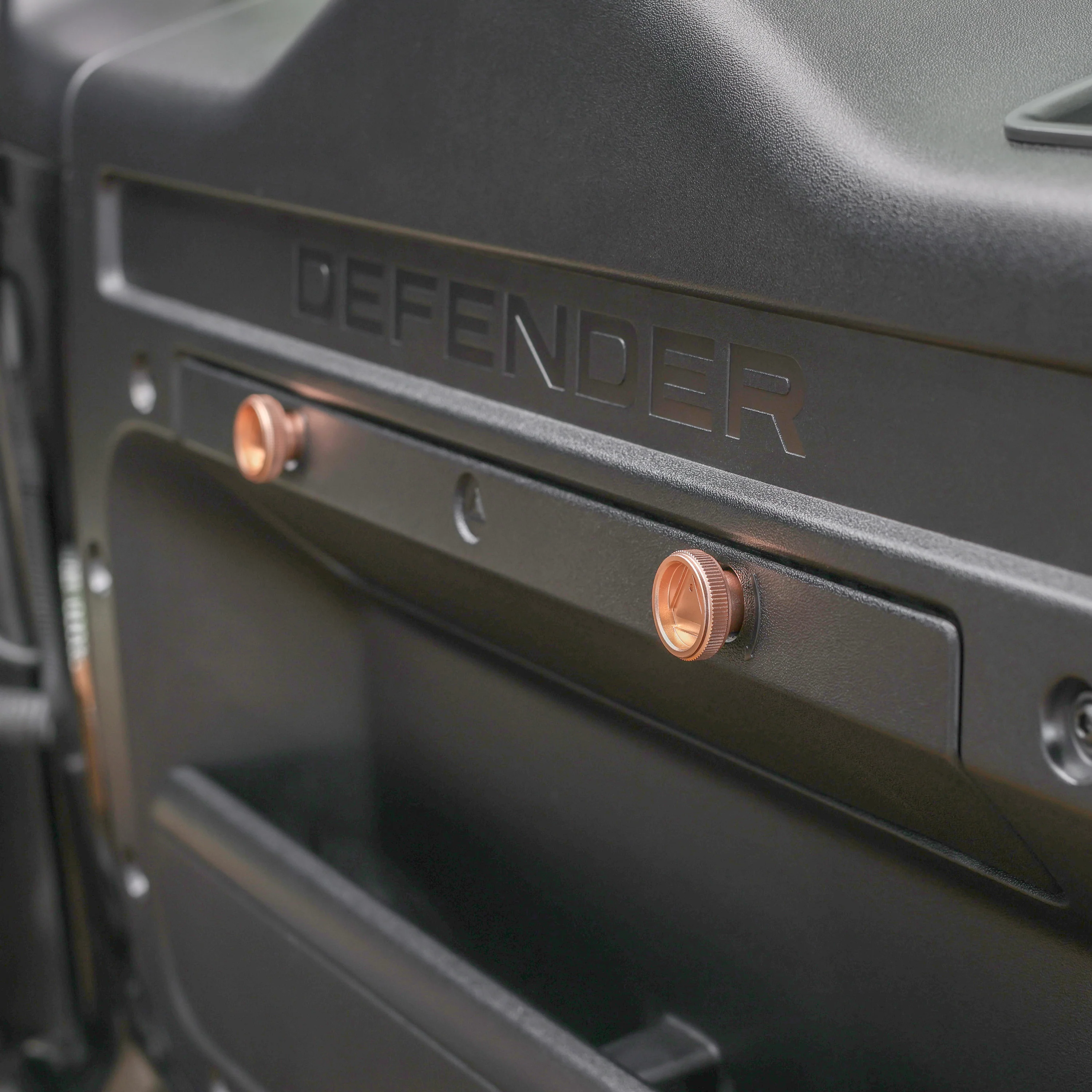 Warning Triangle Hatch Knobs for Land Rover Defender L663 - Rose Gold - Image 3