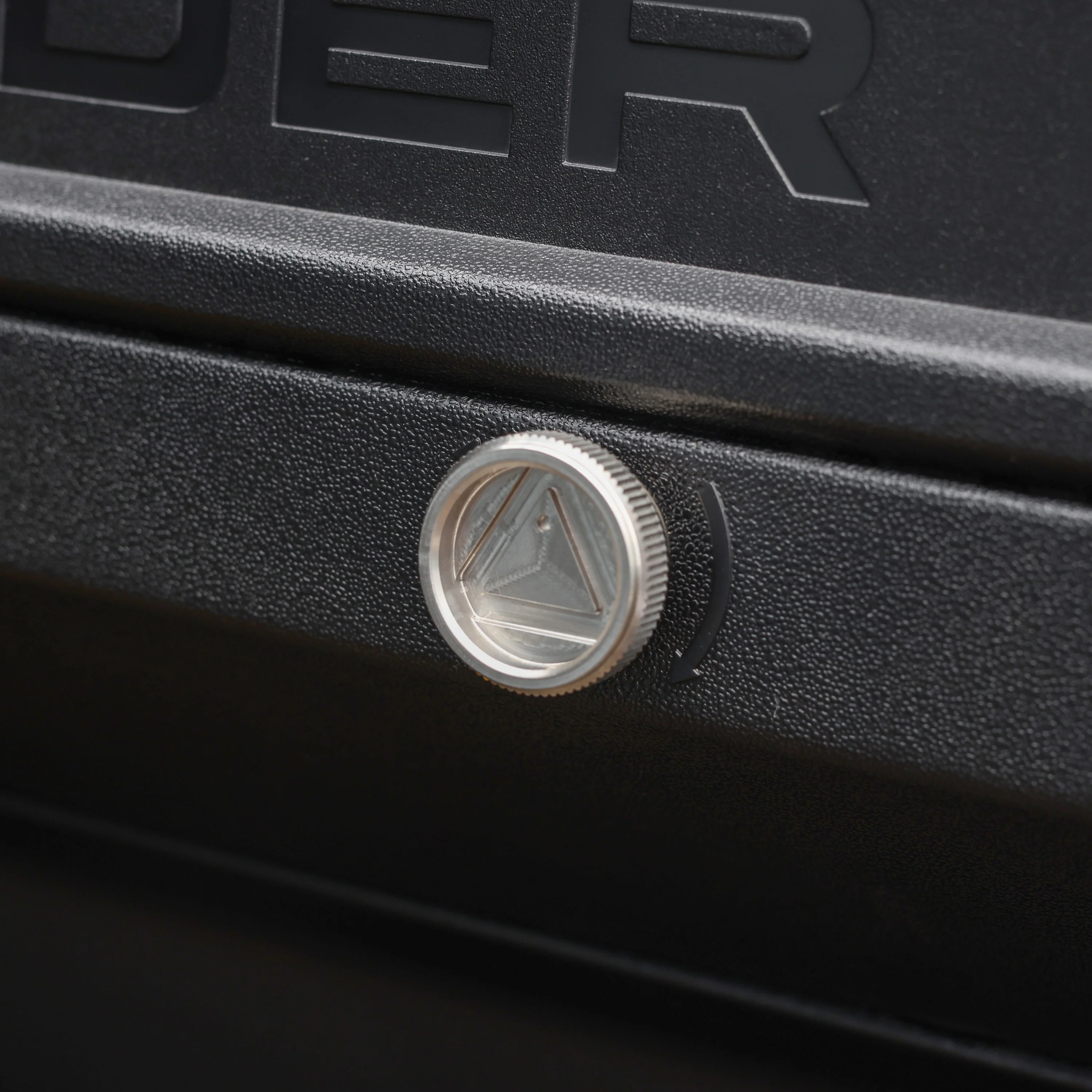 Warning Triangle Hatch Knobs for Land Rover Defender L663 - Silver - Image 5