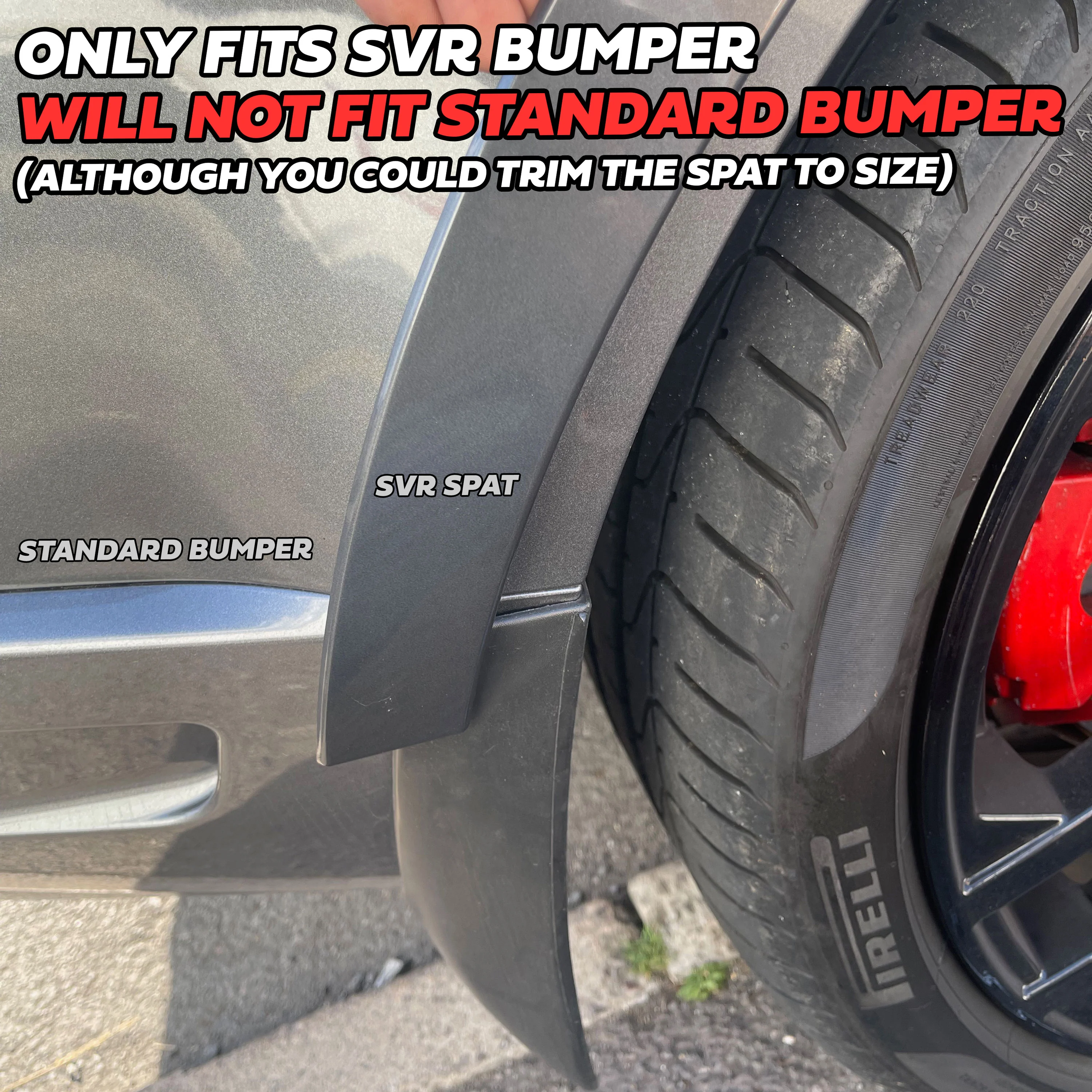 Wheel Arch Spat Kit "SVR Style" for Range Rover Sport L494 - Corris Grey - Image 12