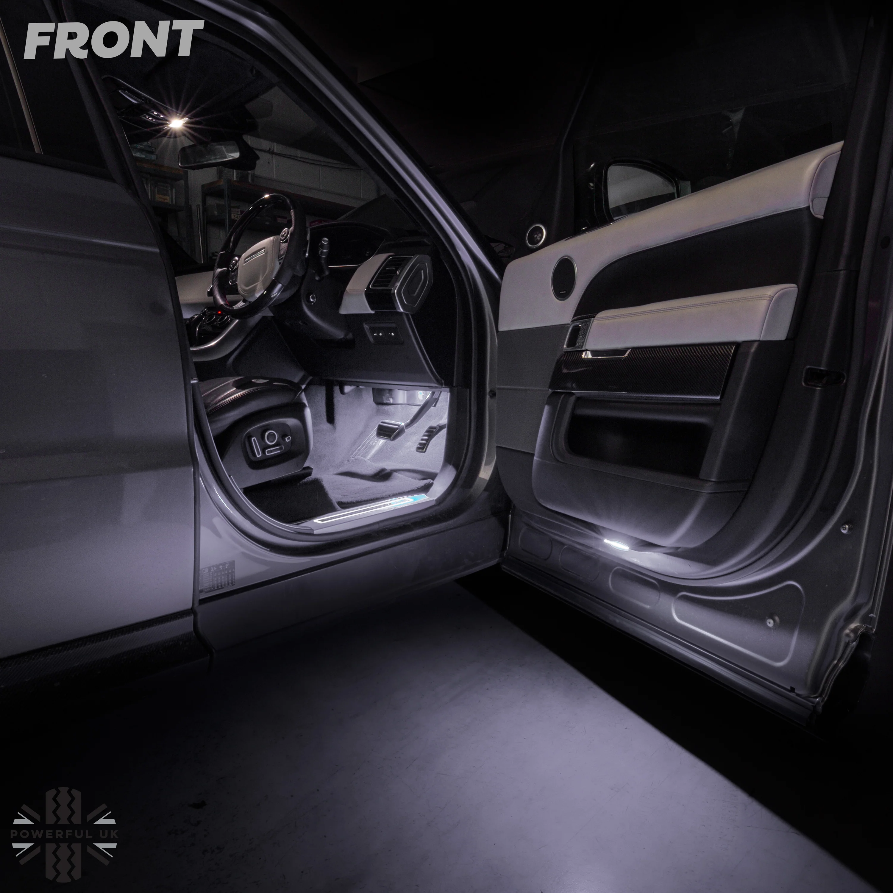 WHITE LED Interior Footwell Lights for Range Rover Sport L494 (2pc) - Image 2