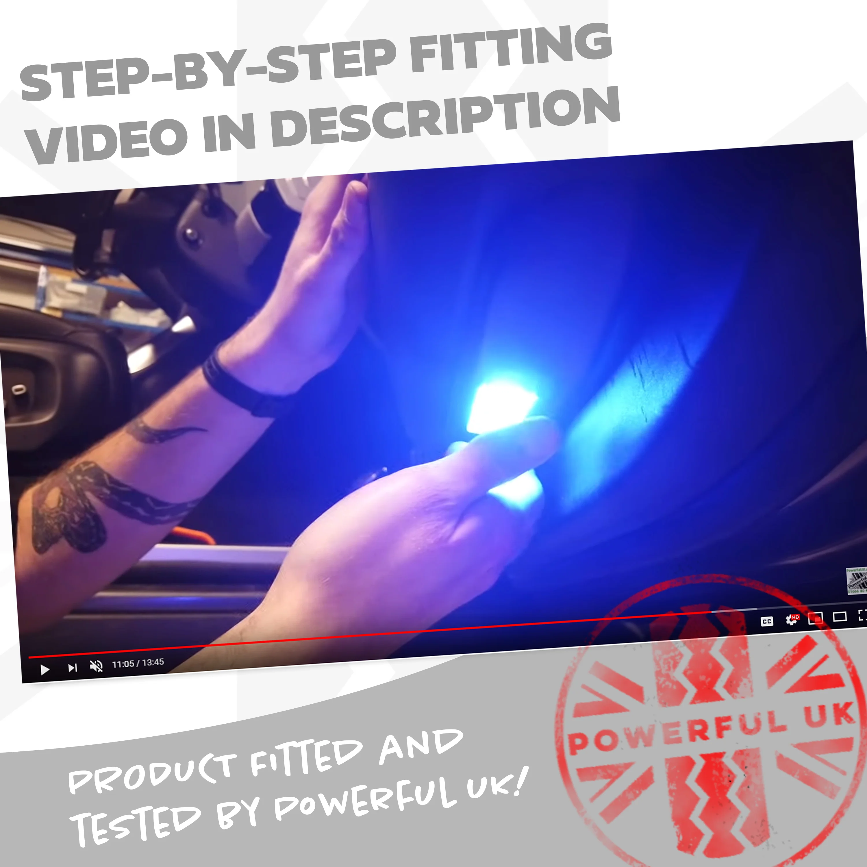 White LED Interior Light kit for Range Rover L405 - Image 8
