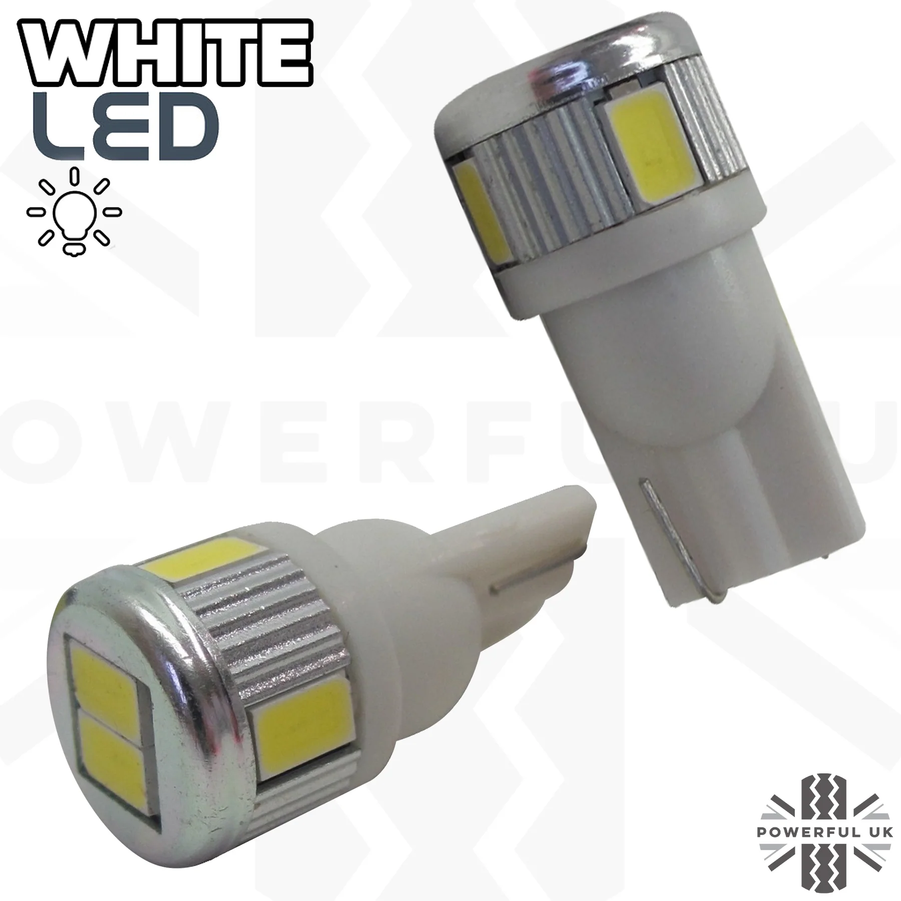 White LED Roof Interior Light Kit for Range Rover Sport L320 (3pc) - Image 3