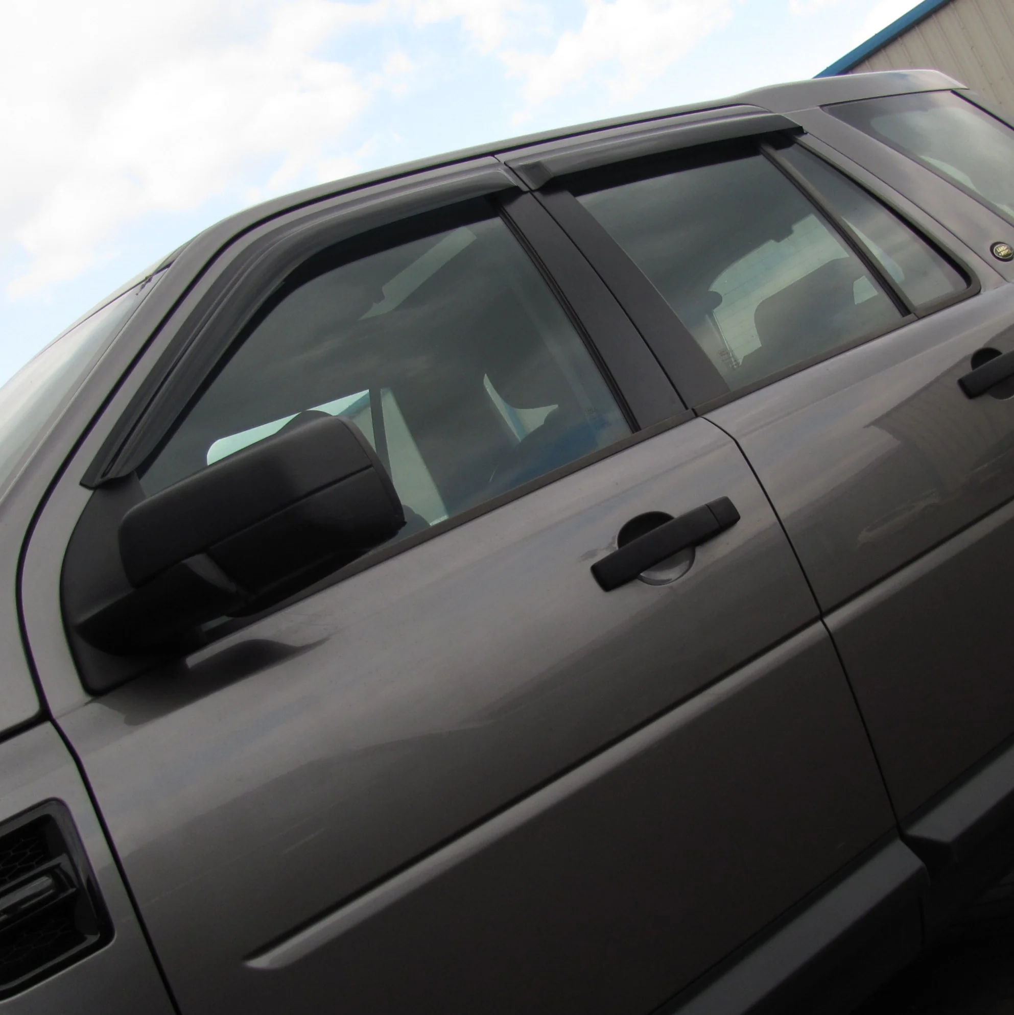 Wind Deflector Kit 4 pcs Tinted for Land Rover Freelander 2 - Image 3
