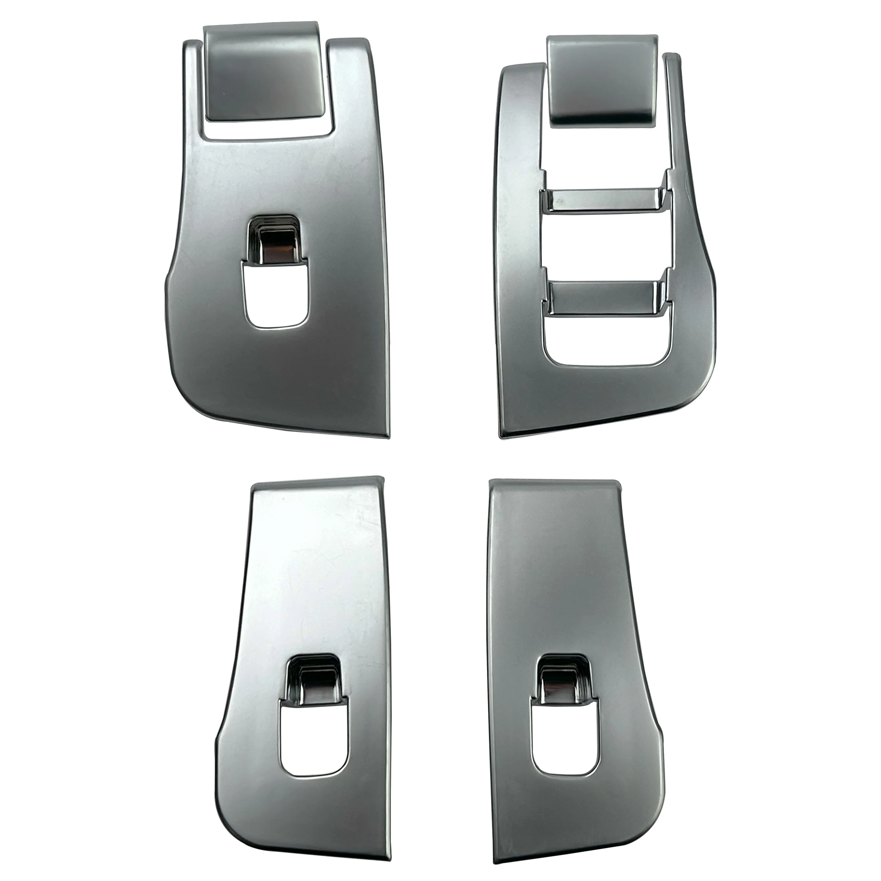 Window Switch Surrounds Trim in Silver for Tesla Model 3 - LHD - Image 2