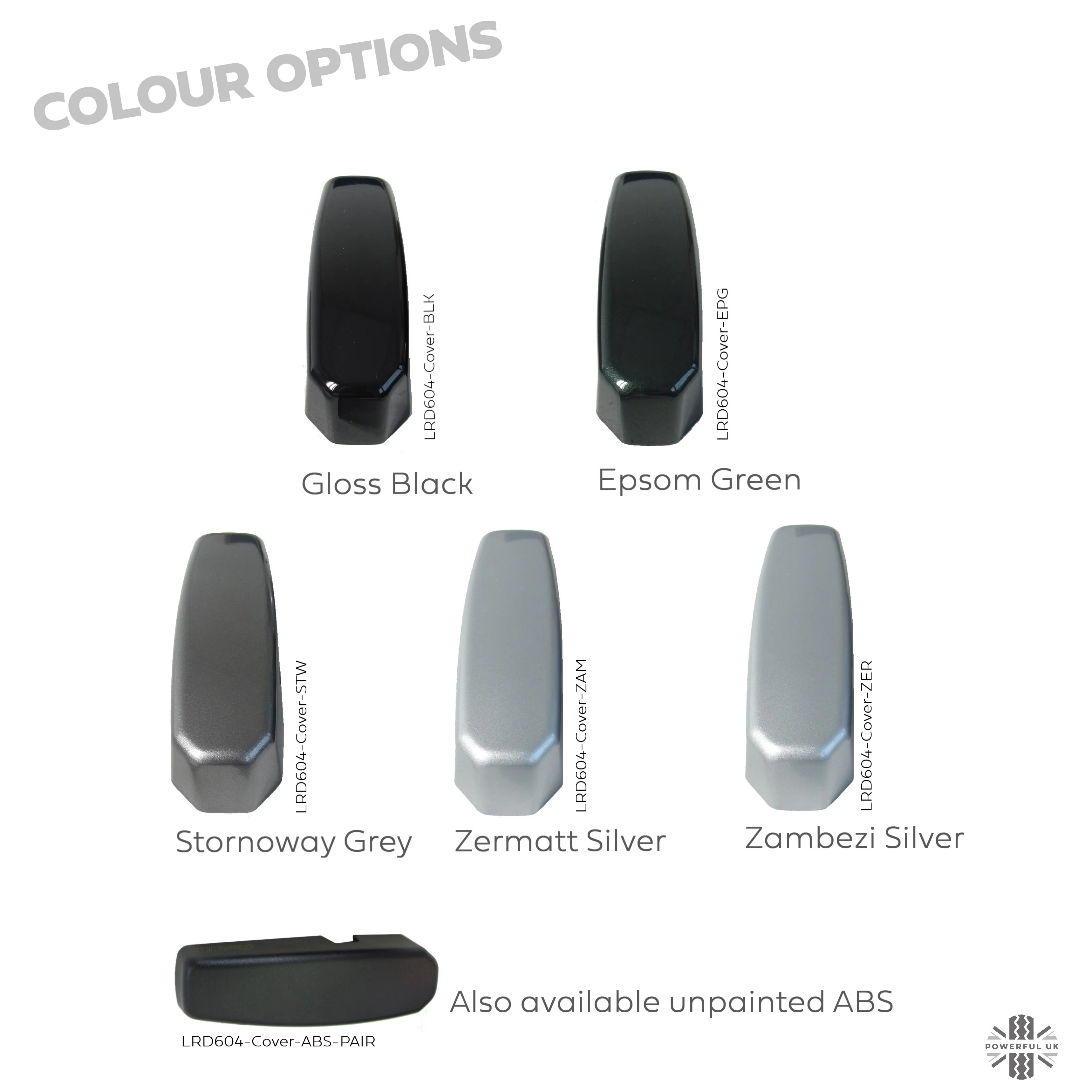 Windscreen Bracket Protector Covers - Epsom Green - for Land Rover Defender - Image 6
