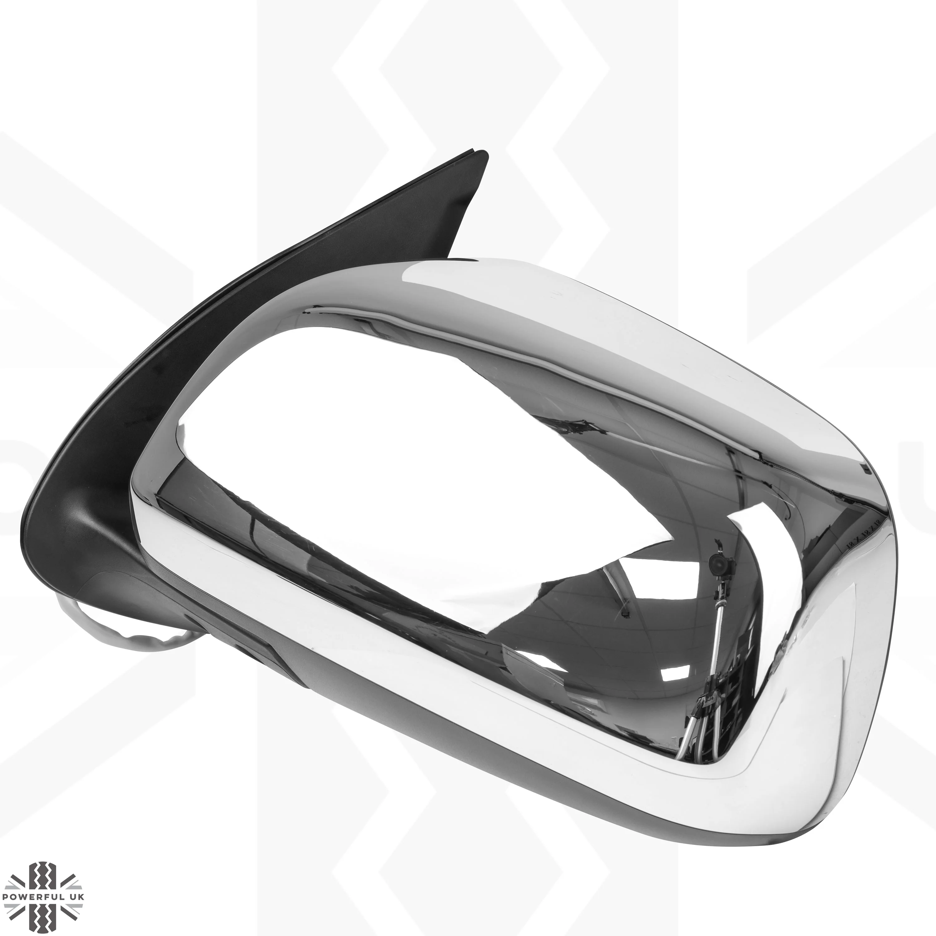 Wing Mirror Assembly - Chrome - LH - for Toyota Hilux Mk6 (WITH power fold) - Image 3