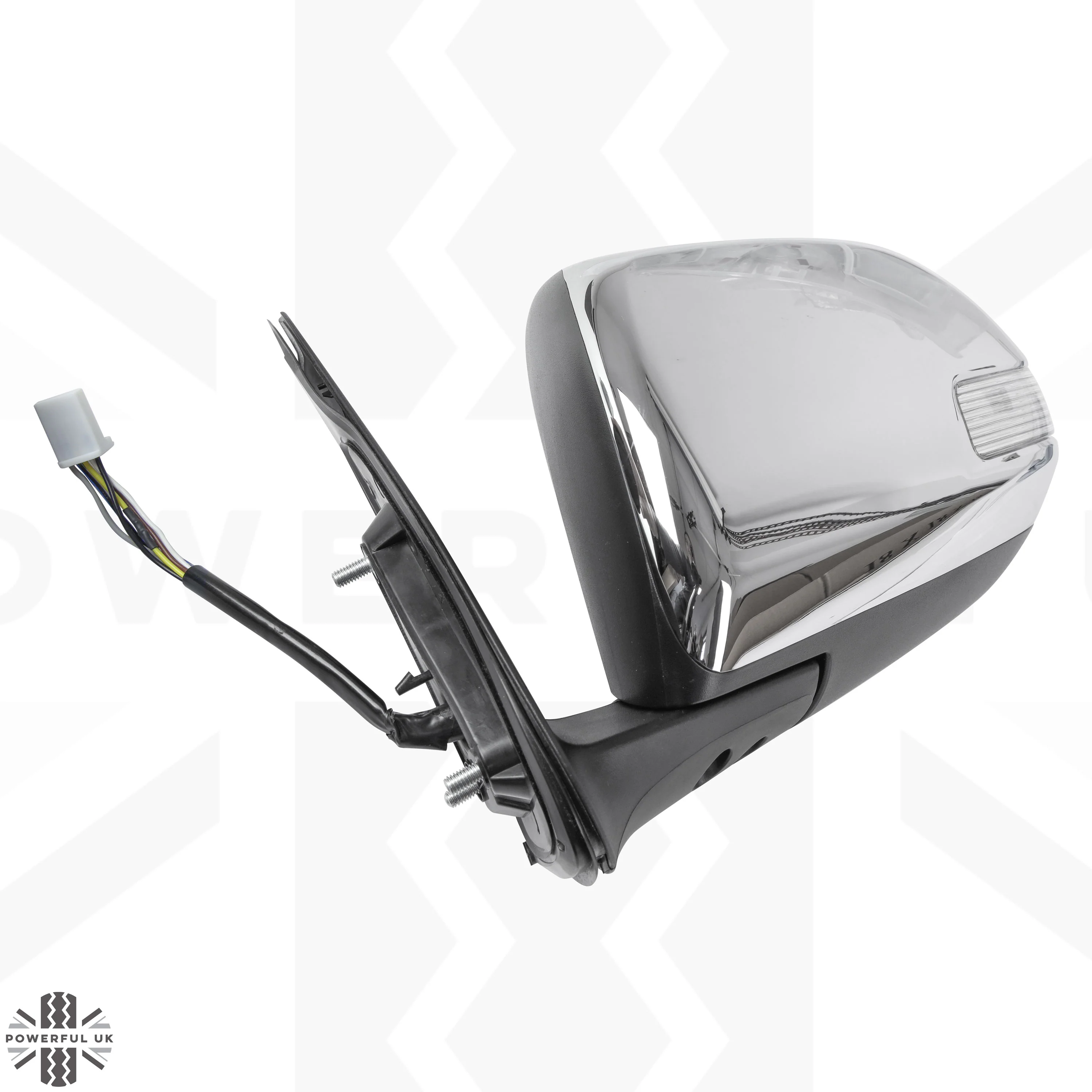 Wing Mirror Assembly - Chrome - LH - for Toyota Hilux Mk7 (2011-15) - Image 3