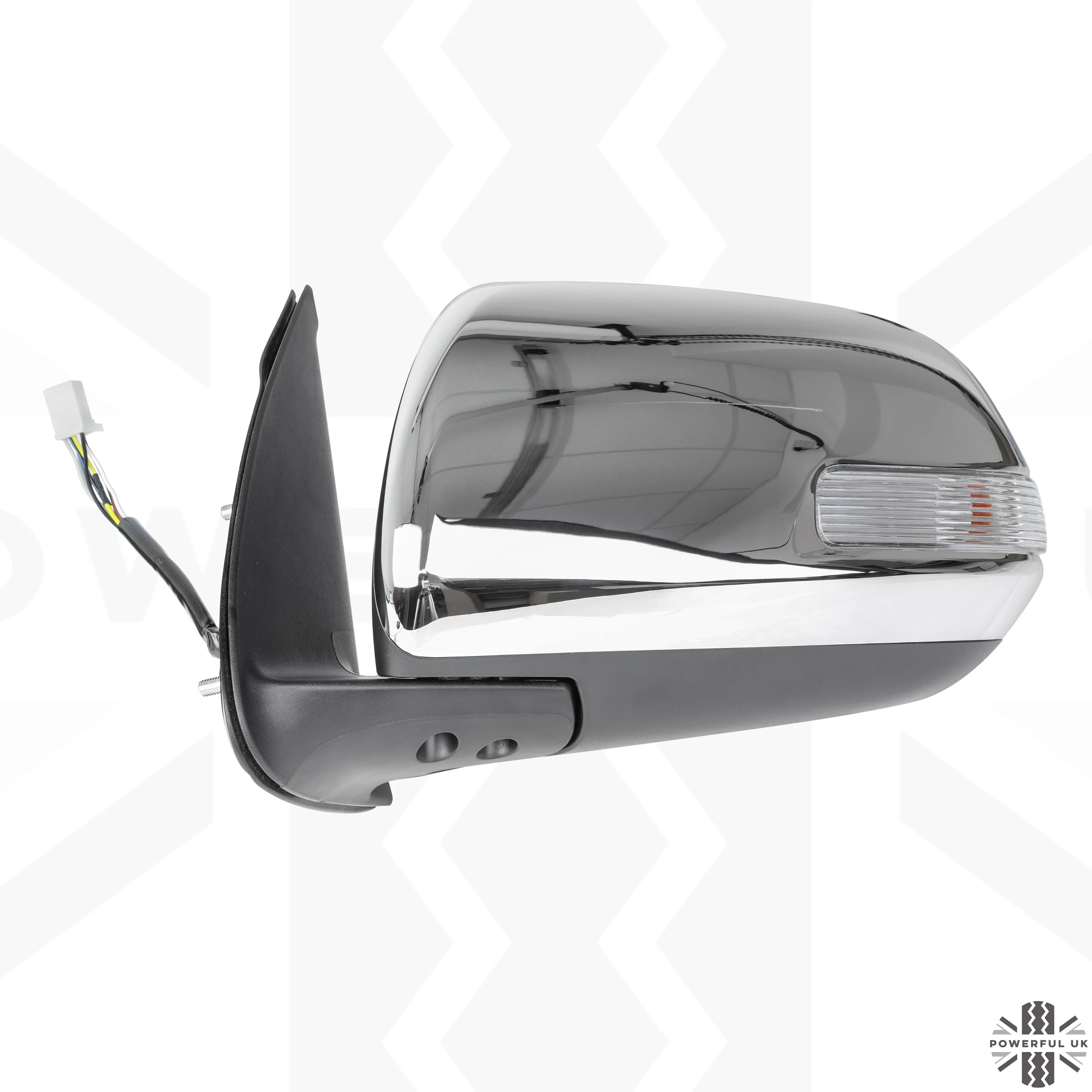 Wing Mirror Assembly - Chrome - LH - for Toyota Hilux Mk7 (2011-15) - Image 6