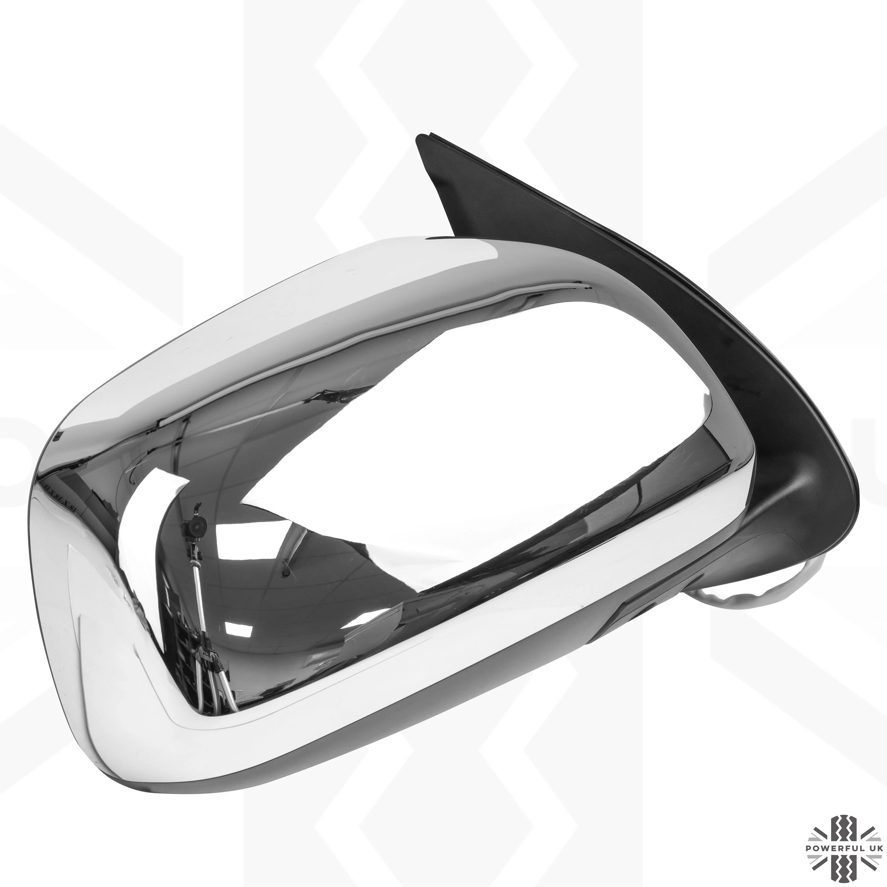 Wing Mirror Assembly - Chrome - RH - for Toyota Hilux Mk6 (NO power fold) - Image 3