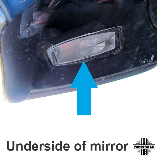 Wing Mirror Puddle Light White LED bulb Upgrade for Land Rover Freelander 2 - Image 3